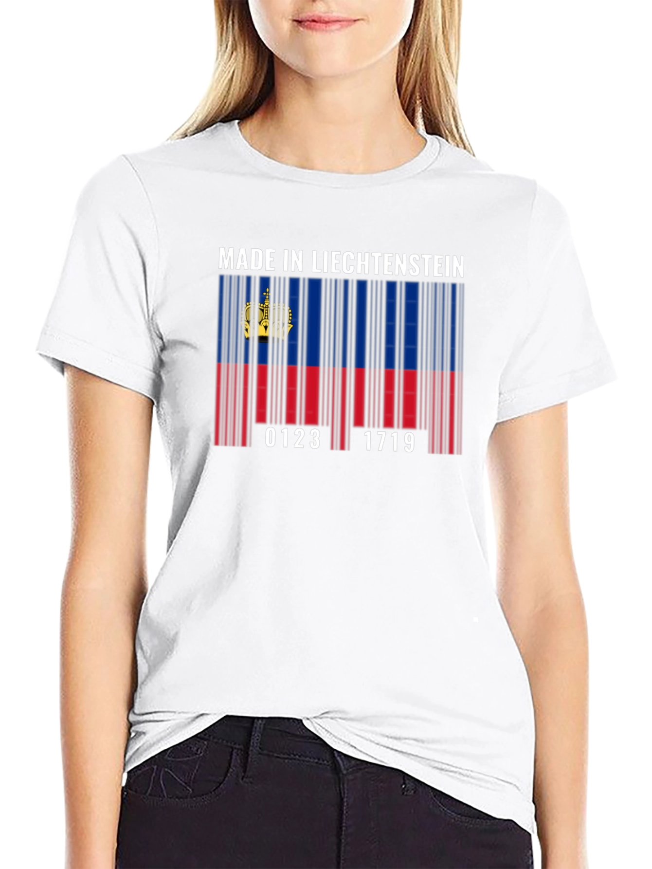 Liechtenstein Barcode T-Shirt
