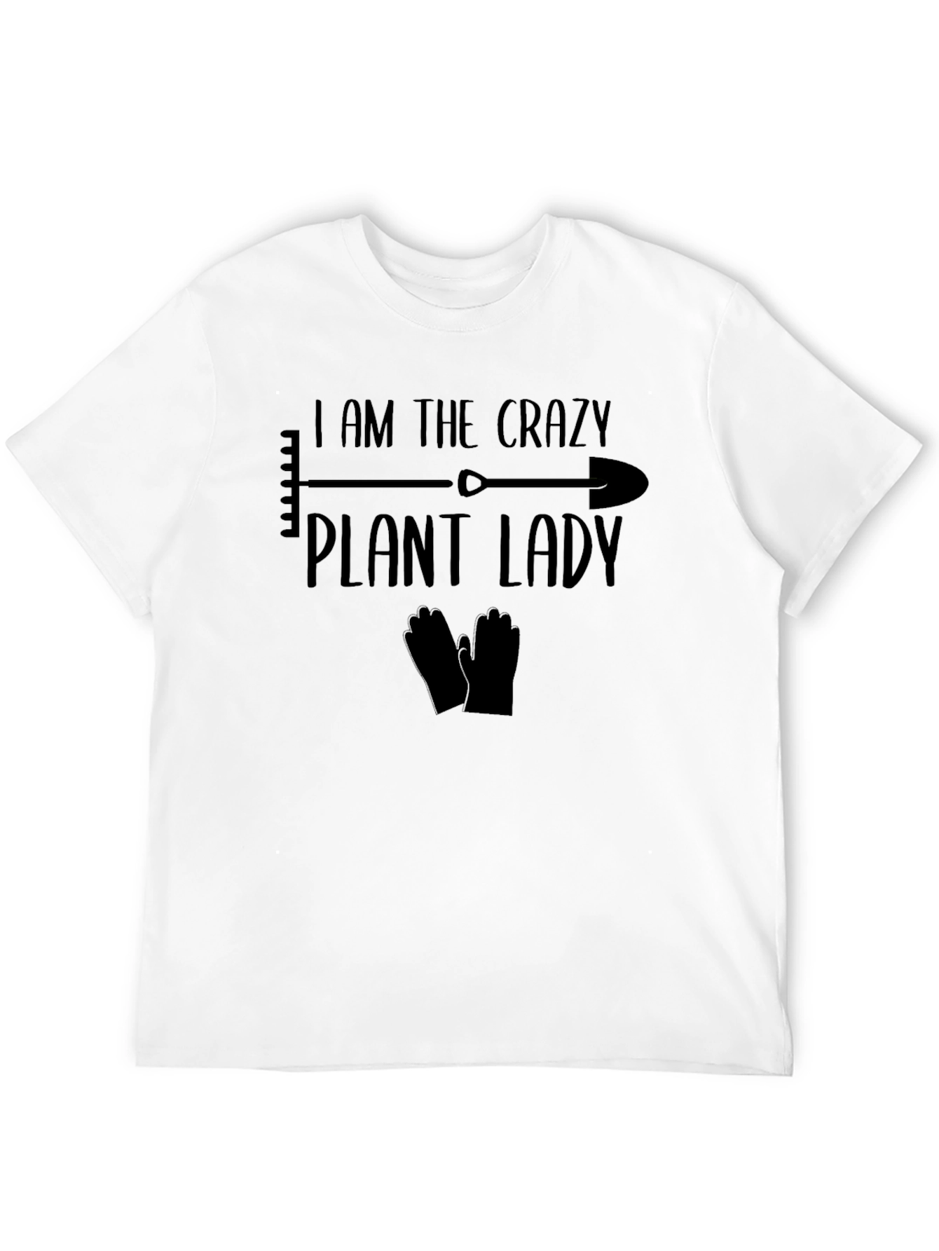 Crazy Plant Lady Graphic Tee - Gardening Enthusiast T-Shirt