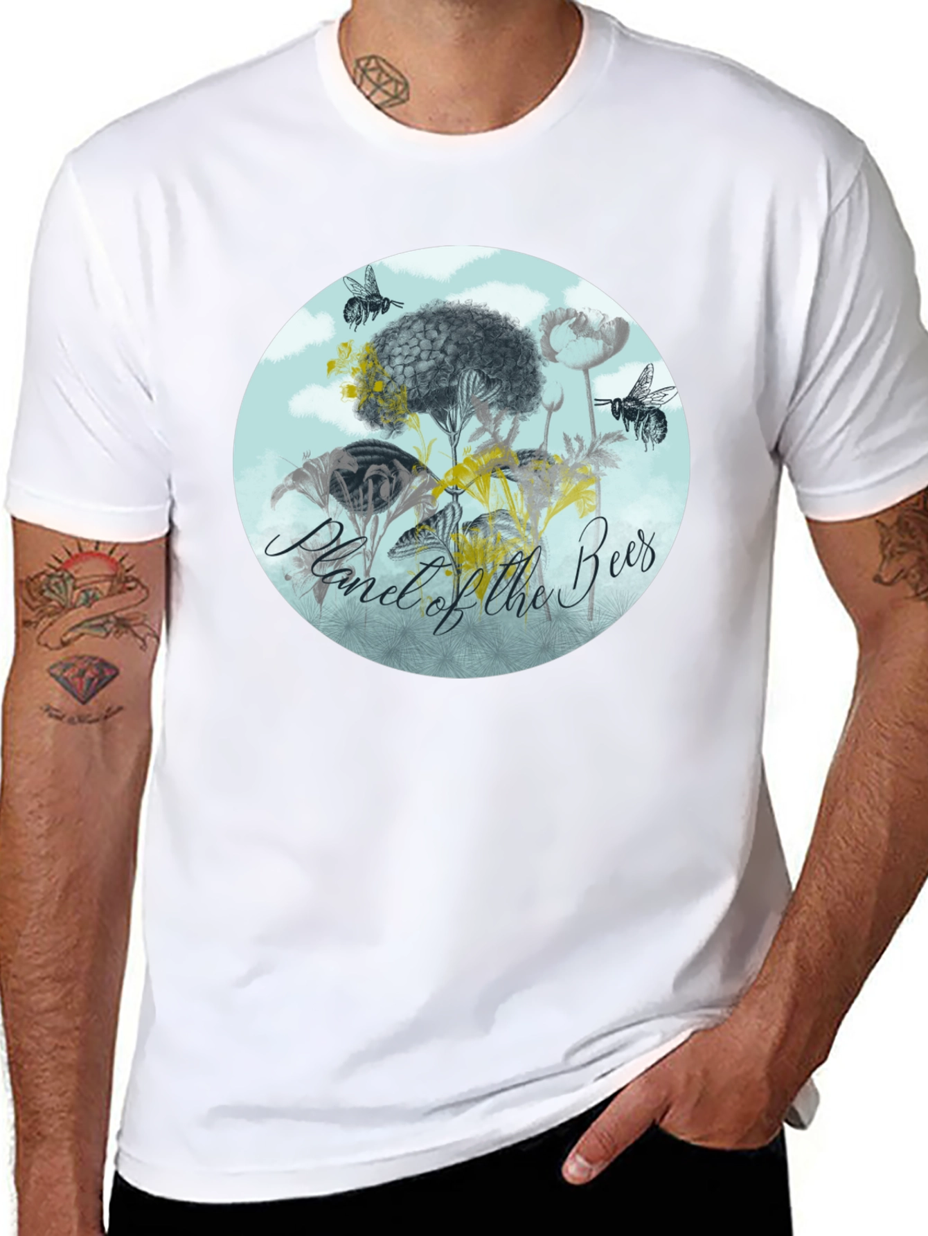 Planet of the Bees Graphic T-Shirt