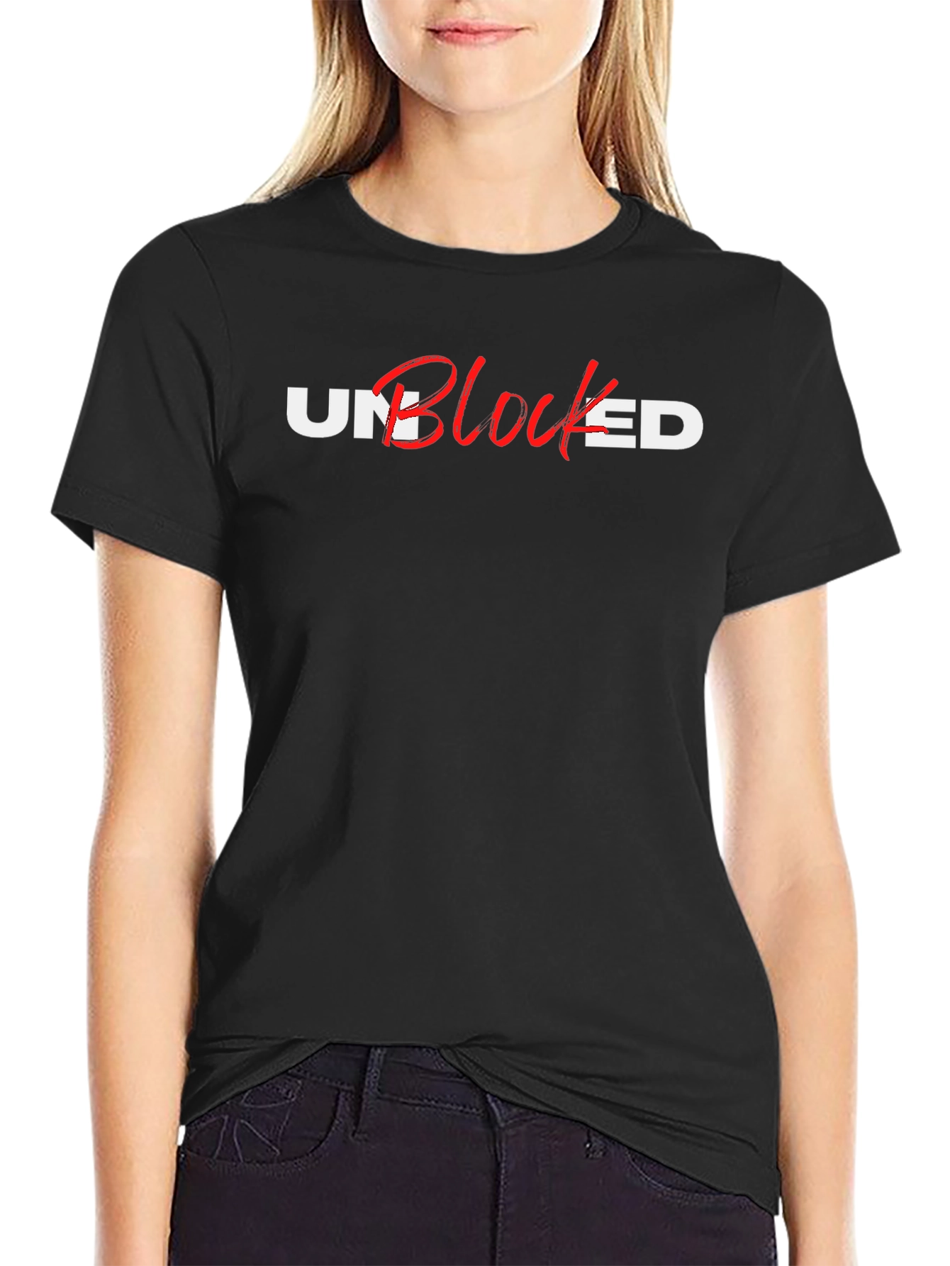 Unblocked Graphic Tee - Trendy Style