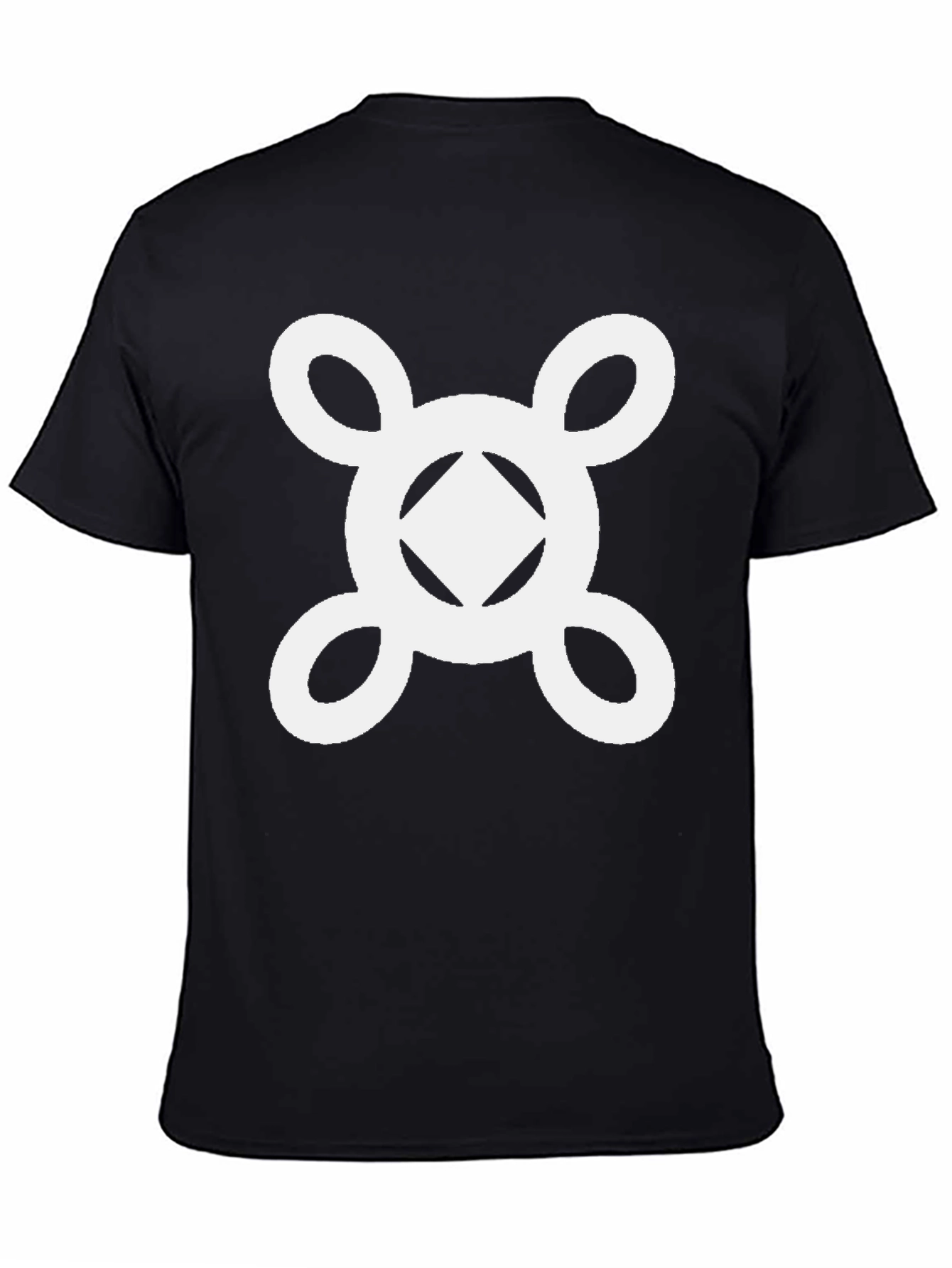 Geometric Symbol Graphic Tee - Stylish Casual Wear