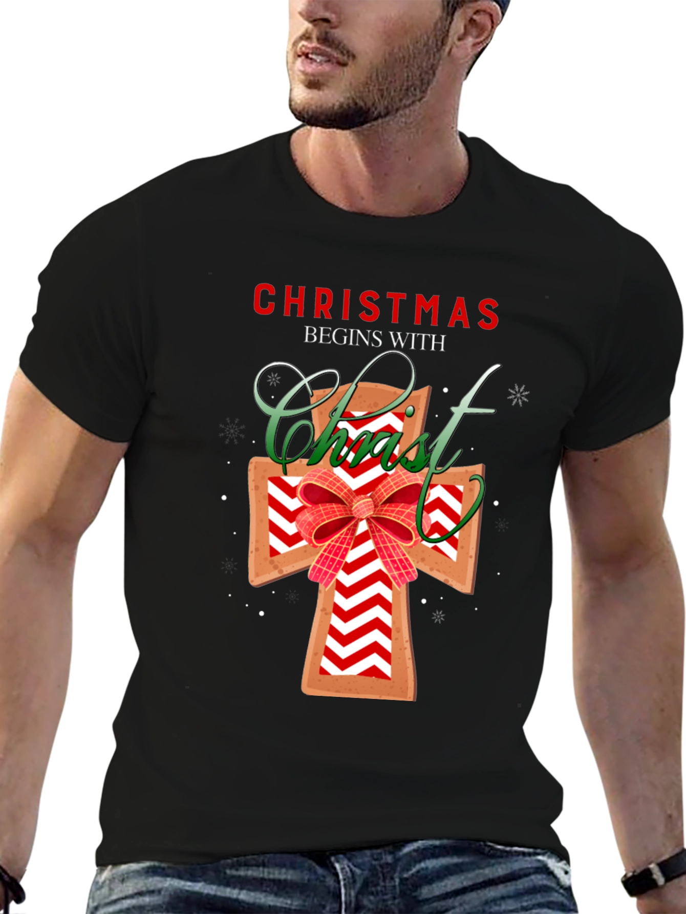 Christmas Begins With Christ T-Shirt