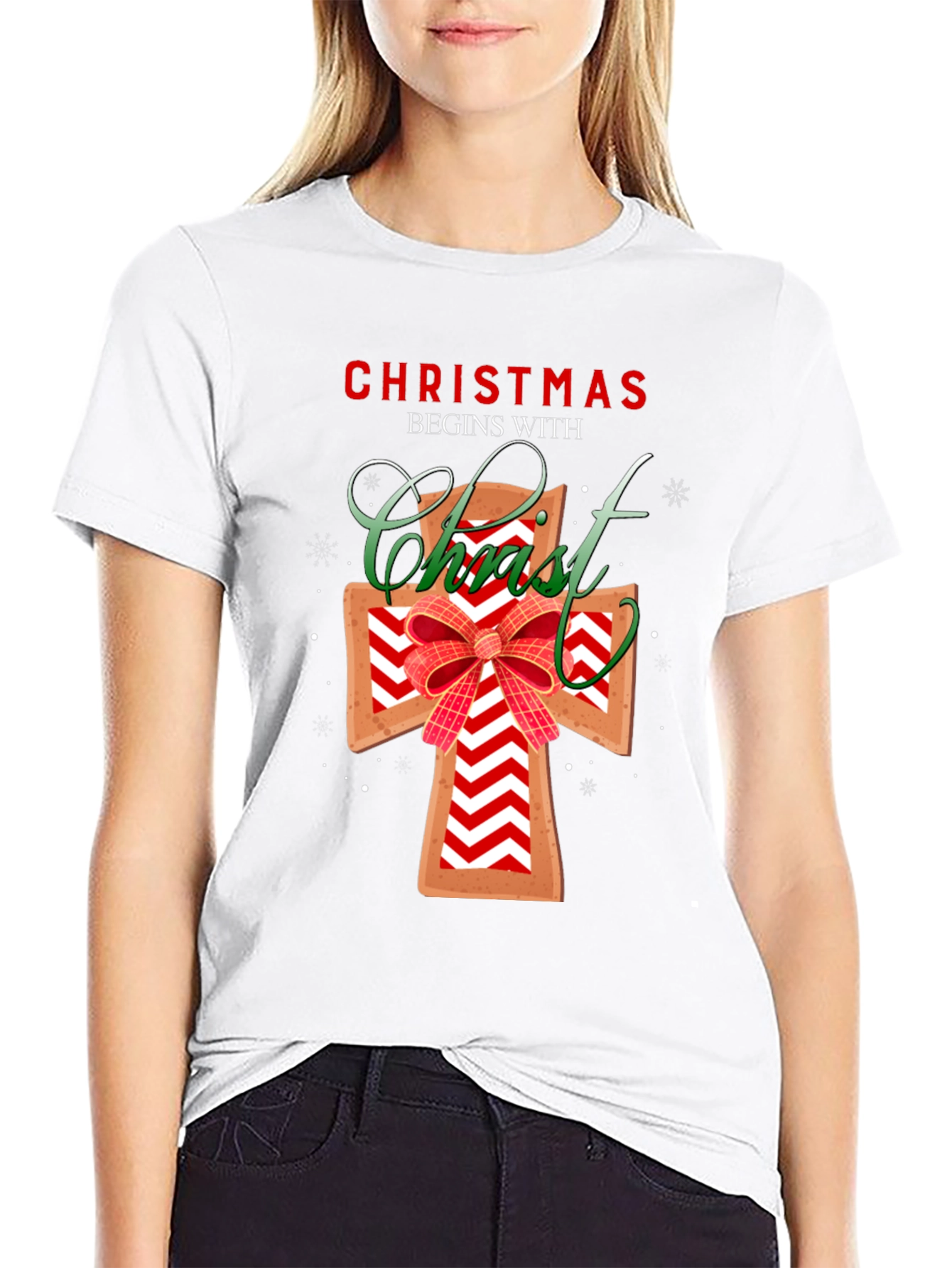 Christmas Begins With Christ T-Shirt