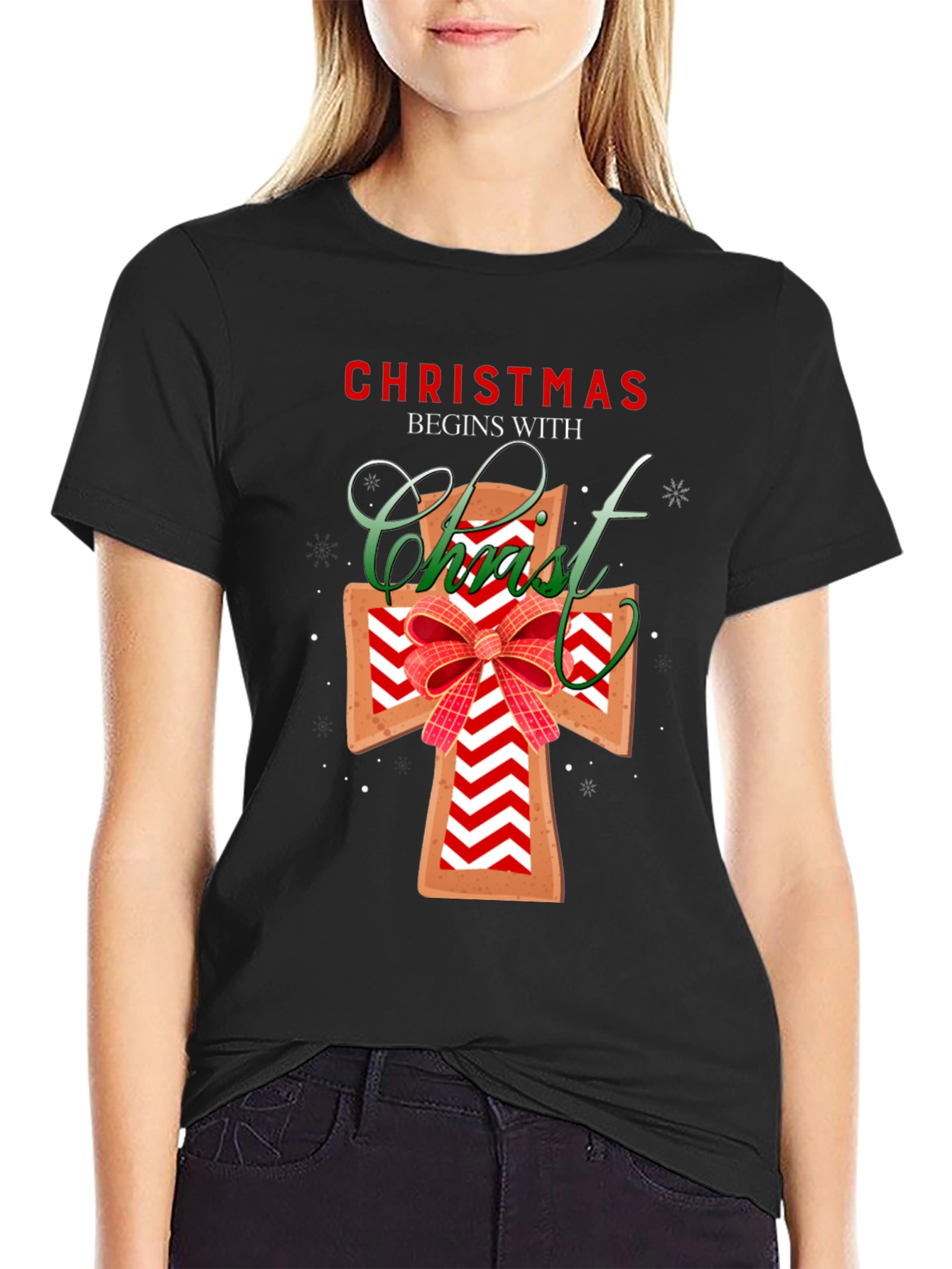 Christmas Begins With Christ T-Shirt