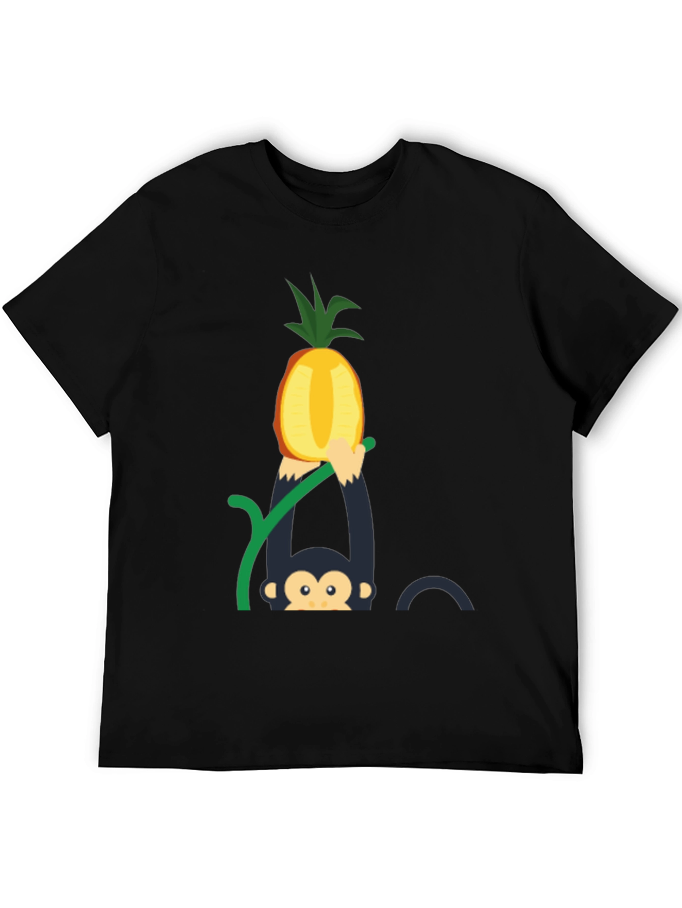 Monkey Pineapple T-Shirt - Fun Graphic Tee