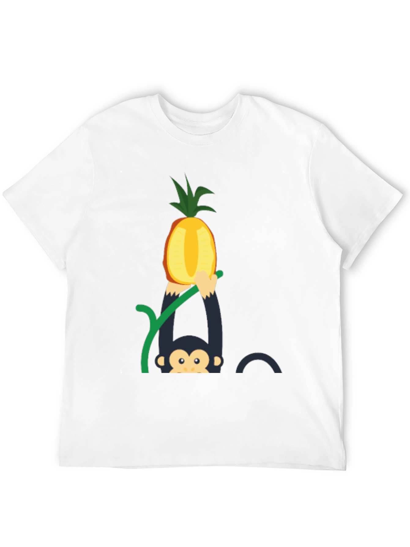 Monkey Pineapple T-Shirt - Fun Graphic Tee