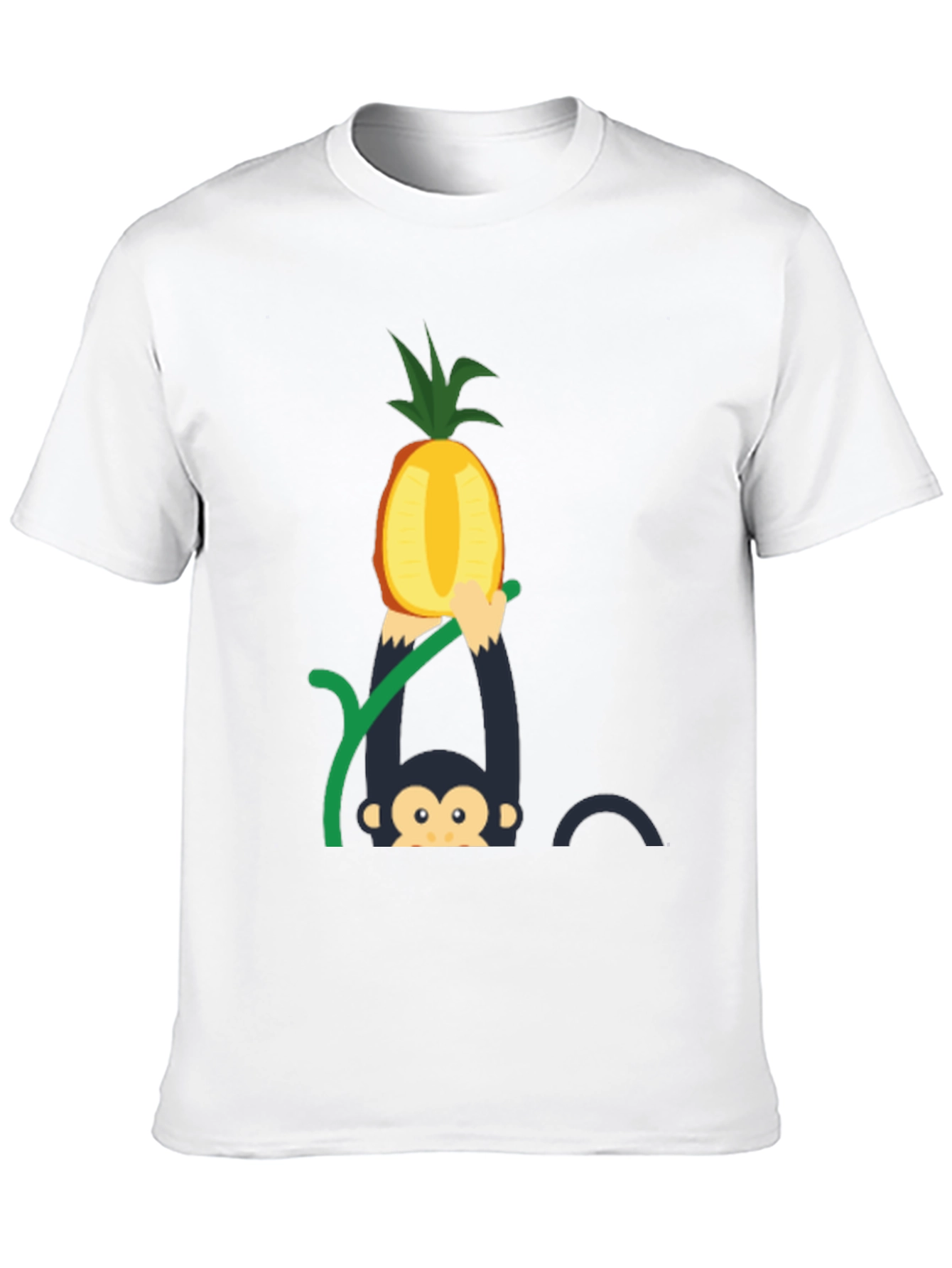 Monkey Pineapple T-Shirt - Fun Graphic Tee