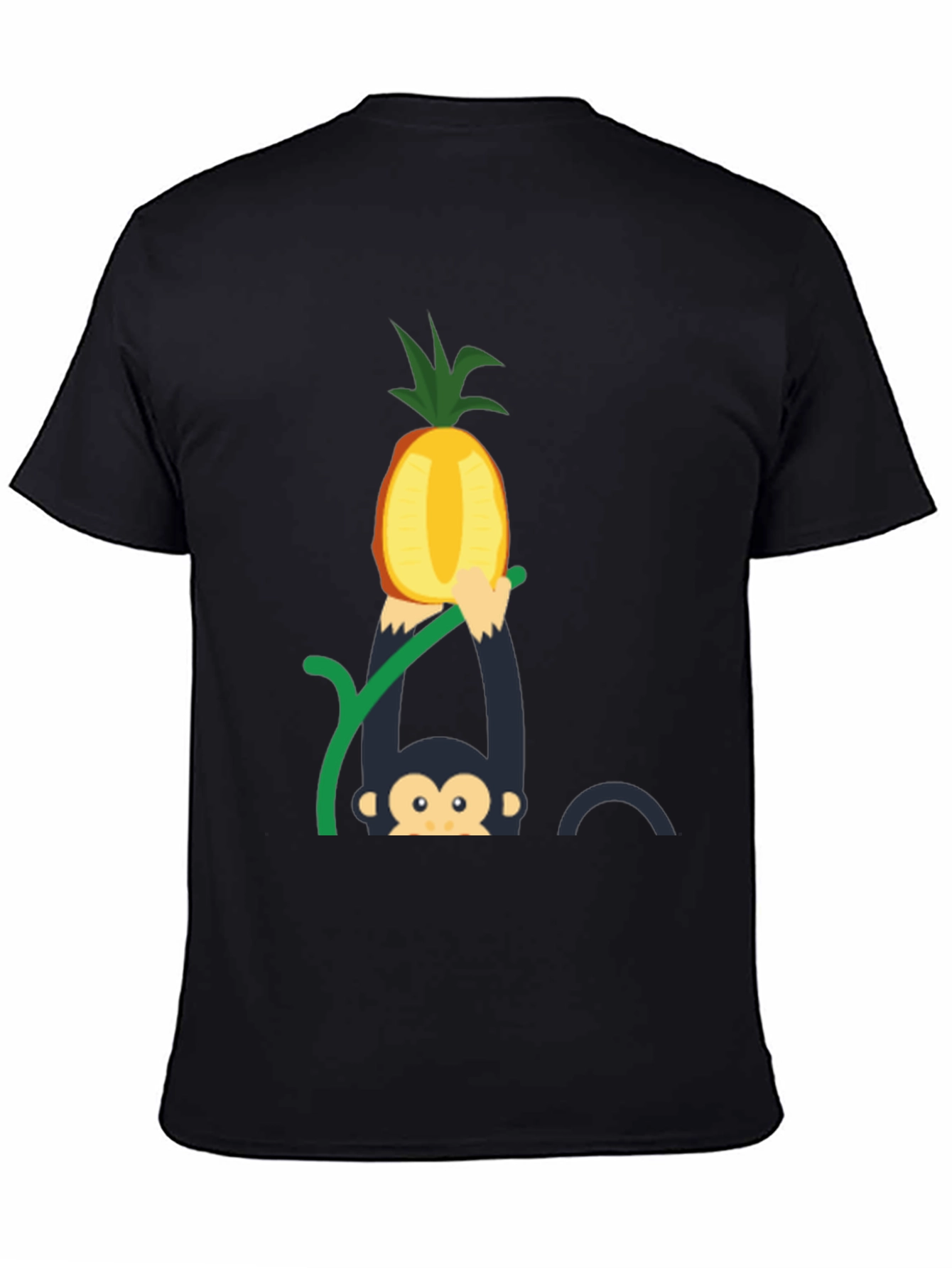 Monkey Pineapple T-Shirt - Fun Graphic Tee