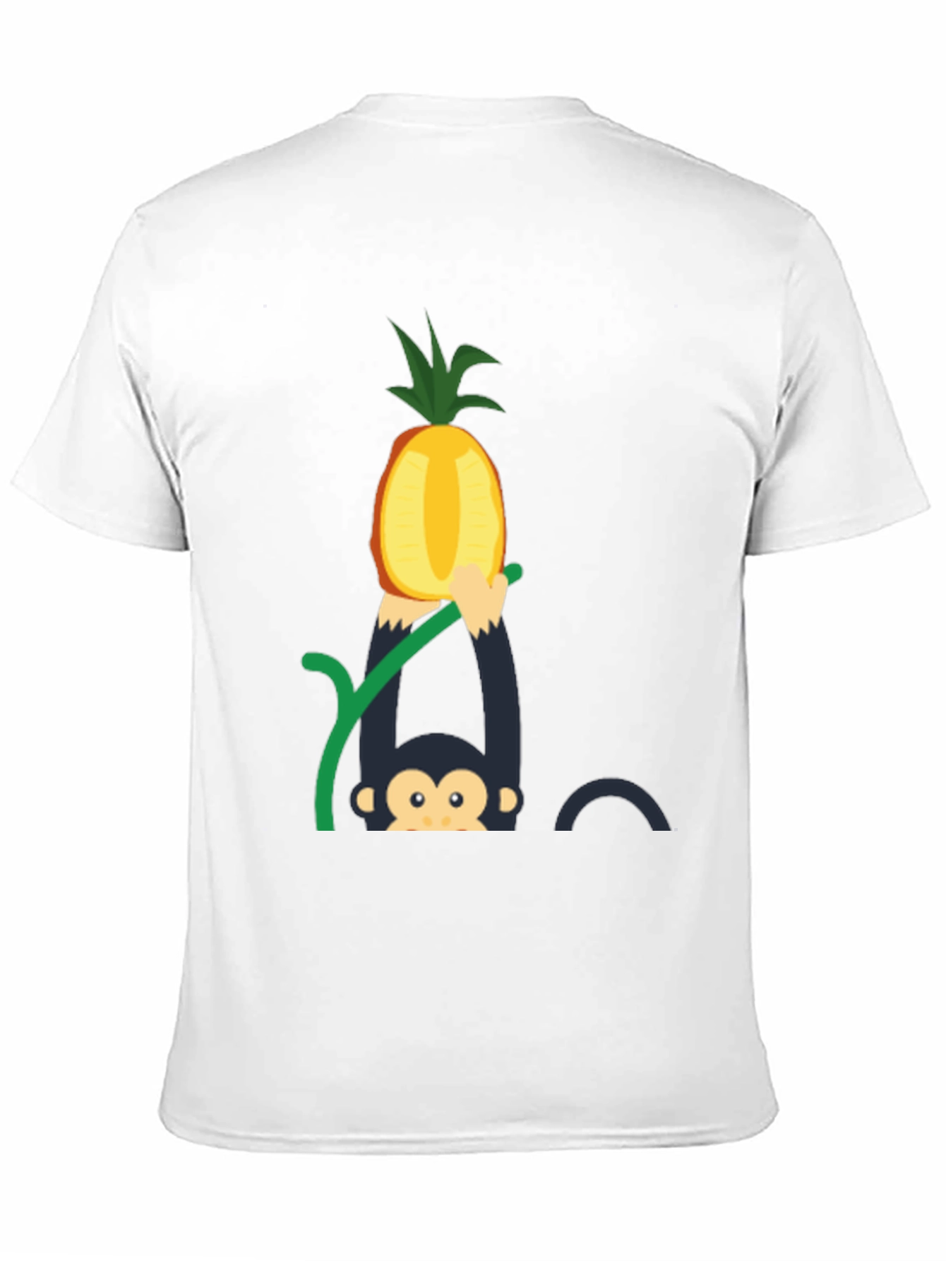 Monkey Pineapple T-Shirt - Fun Graphic Tee