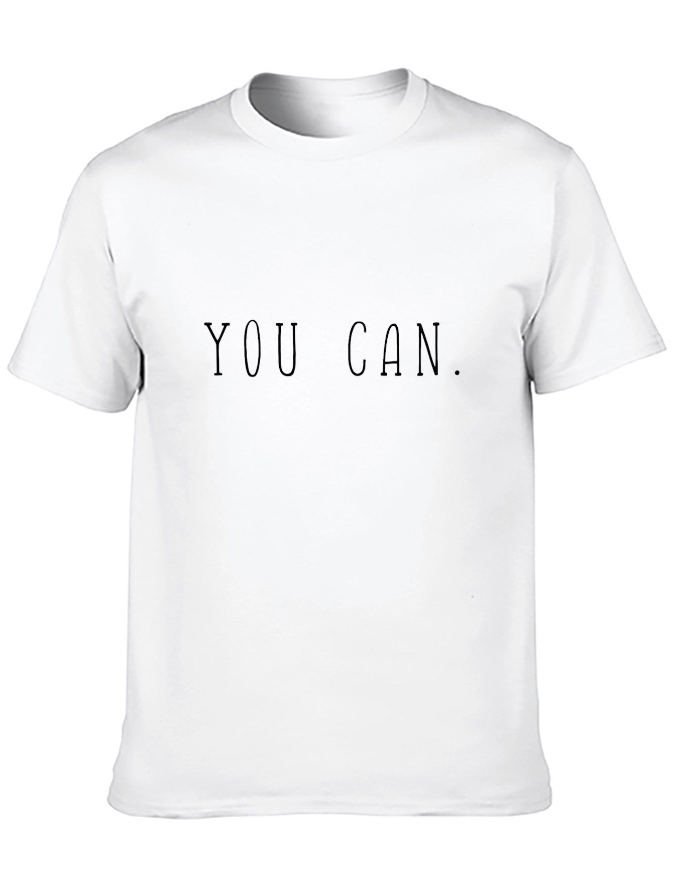 You Can Black T-Shirt - Motivational Tee
