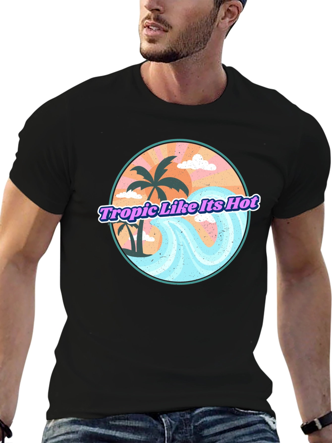 Tropic Like Its Hot Graphic T-Shirt