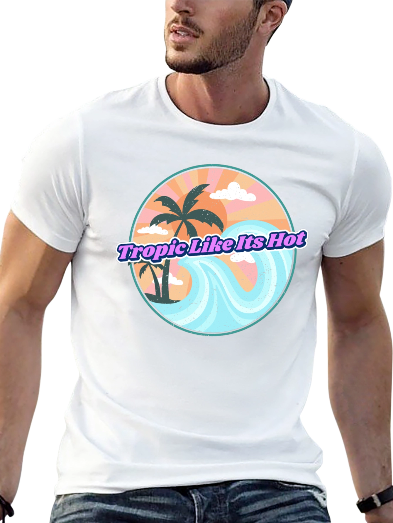 Tropic Like Its Hot Graphic T-Shirt