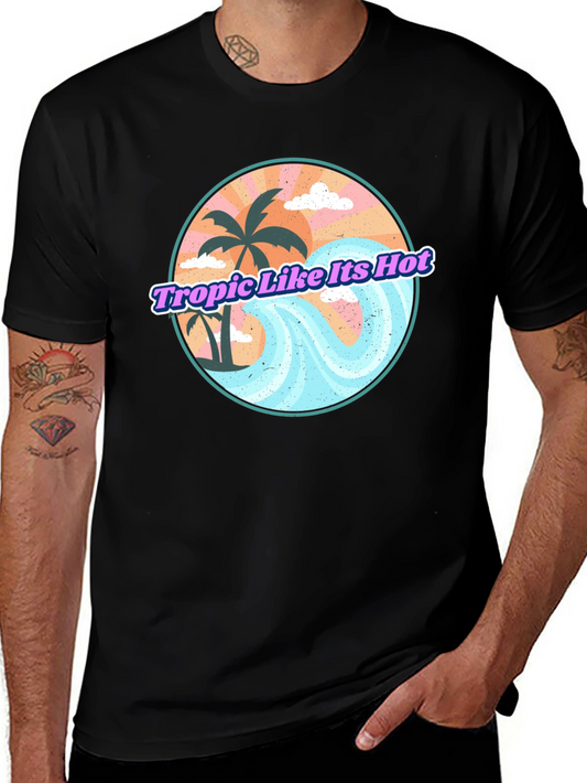 Tropic Like Its Hot Graphic T-Shirt