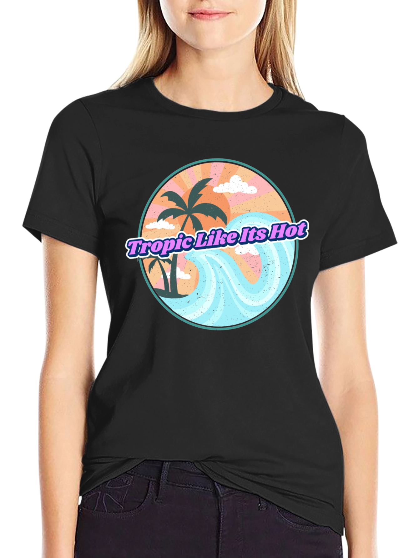 Tropic Like Its Hot Graphic T-Shirt