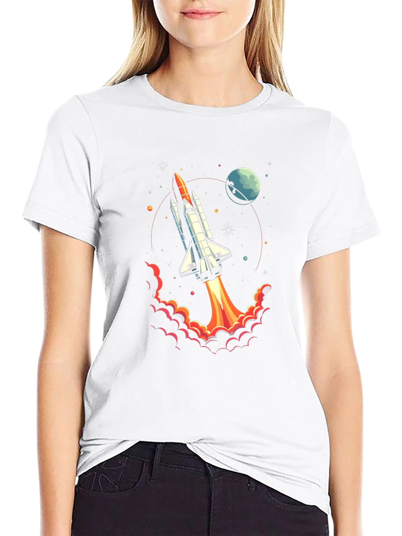 Rocket Launch Graphic T-Shirt
