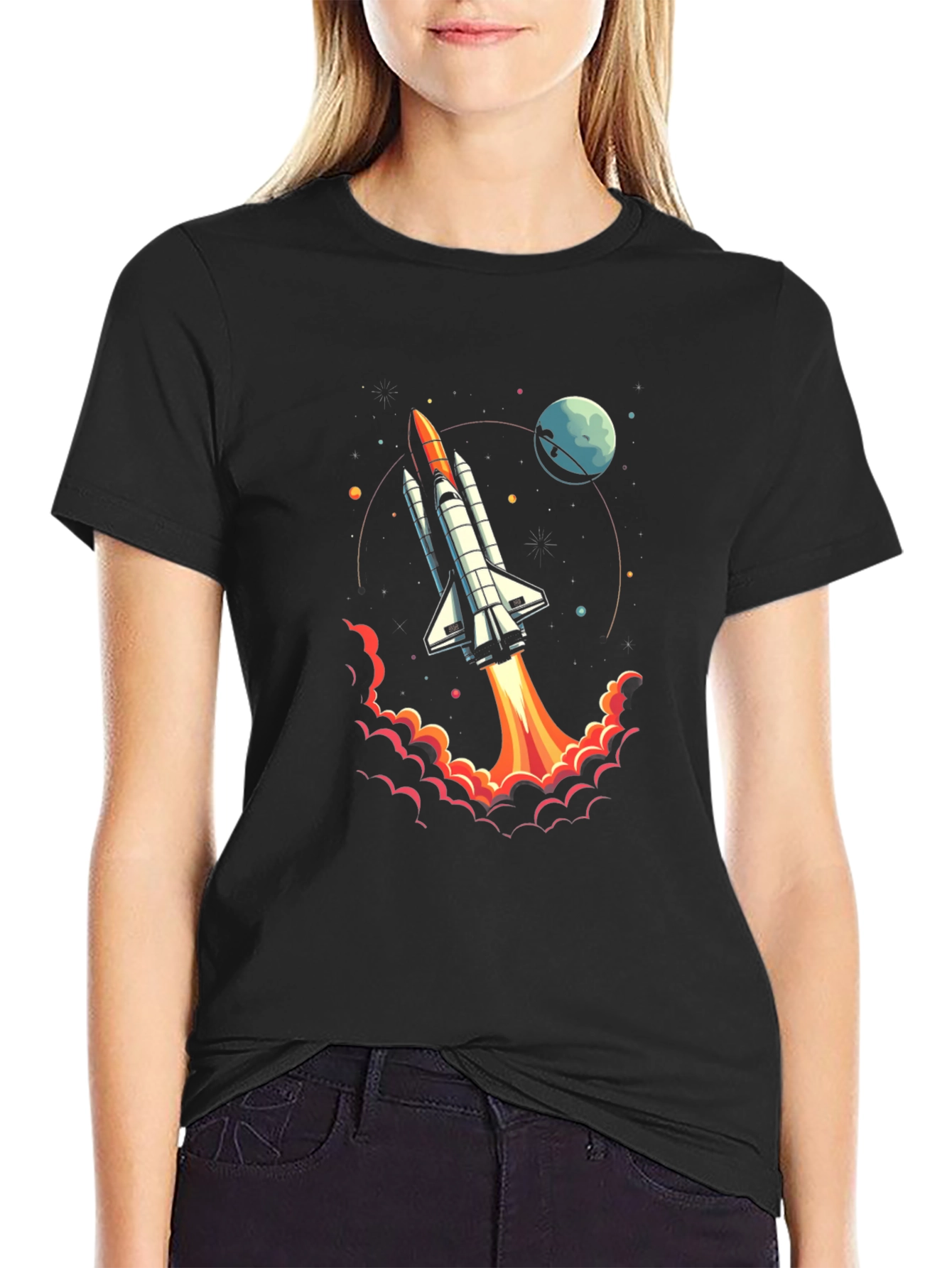 Rocket Launch Graphic T-Shirt