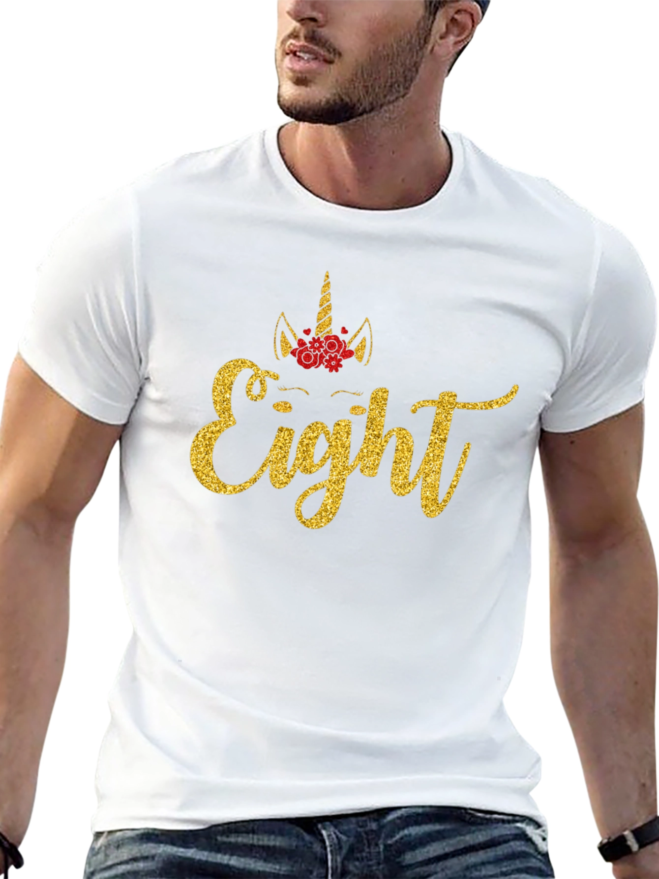 Eight Birthday Unicorn T-Shirt