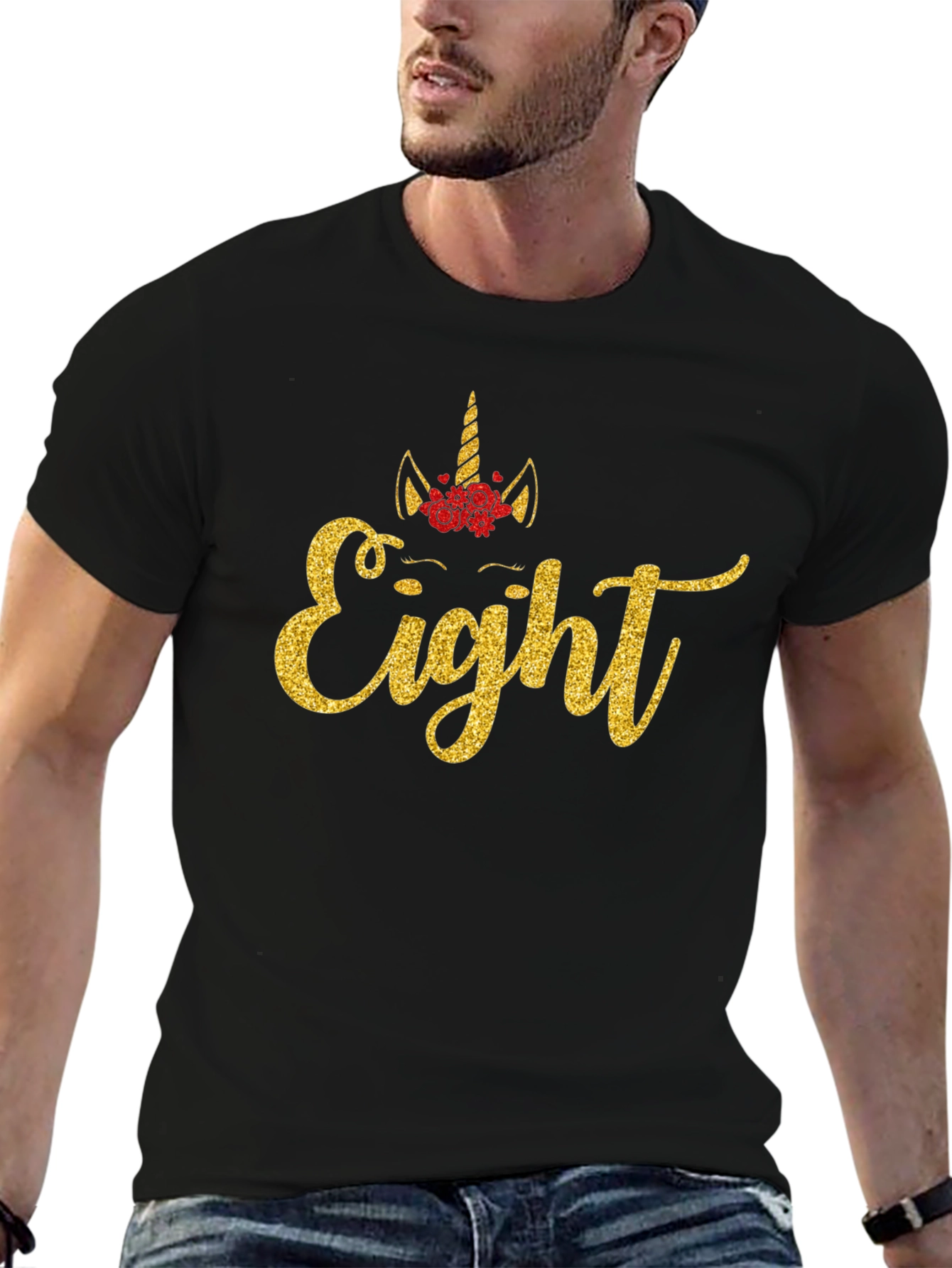 Eight Birthday Unicorn T-Shirt