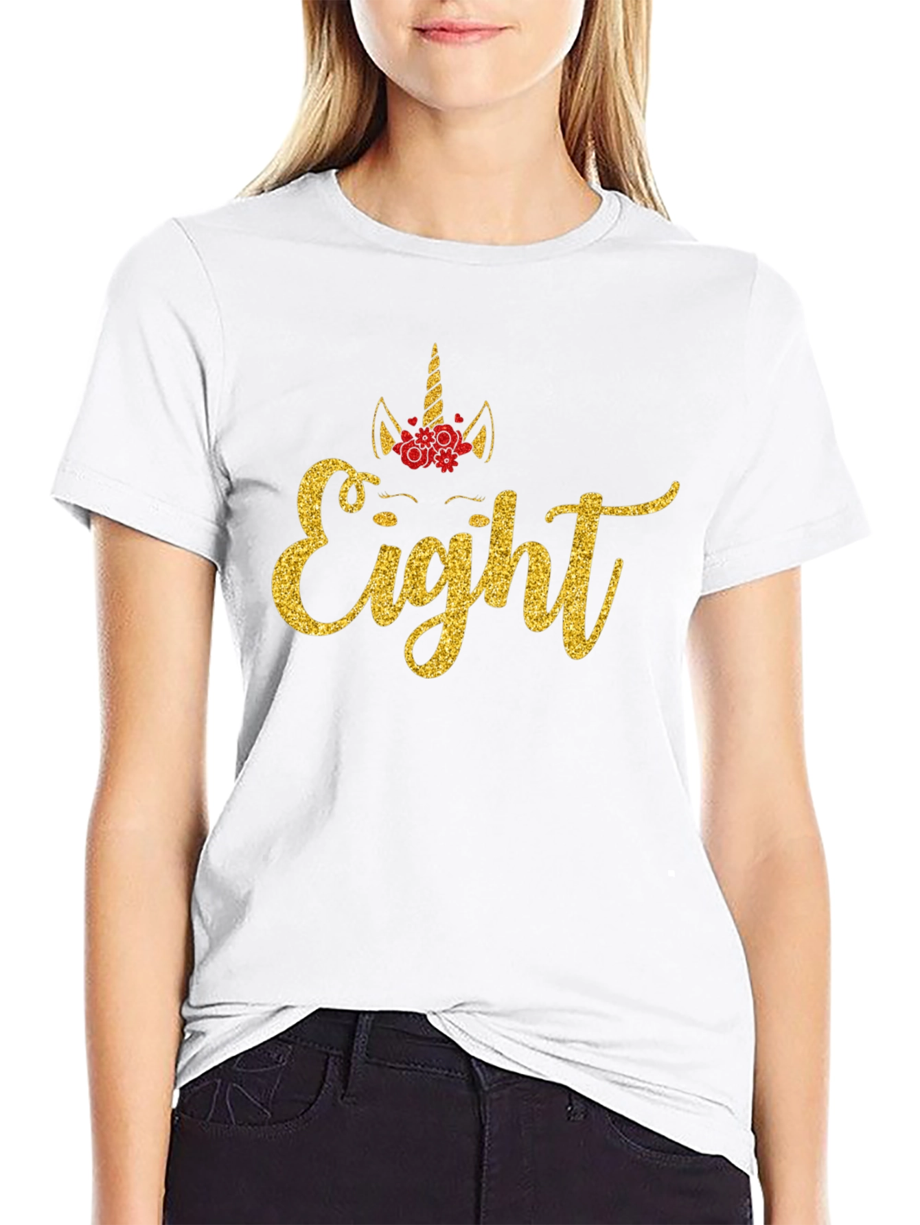 Eight Birthday Unicorn T-Shirt
