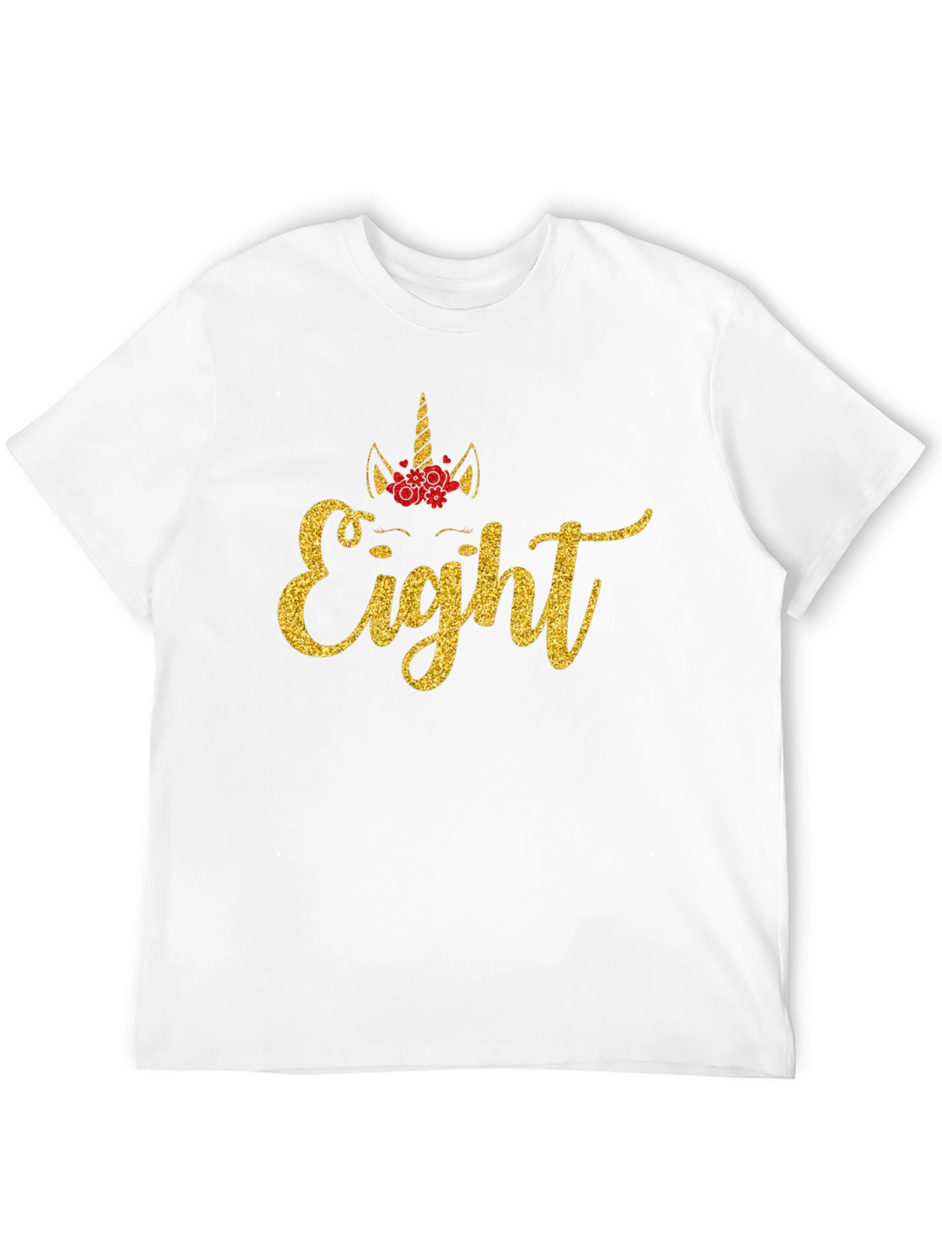 Eight Birthday Unicorn T-Shirt