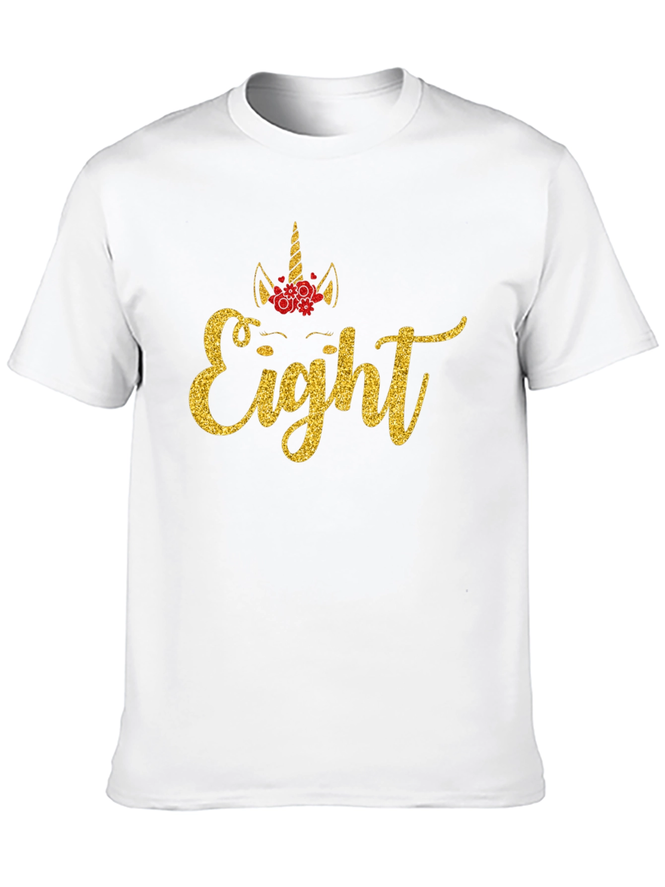 Eight Birthday Unicorn T-Shirt