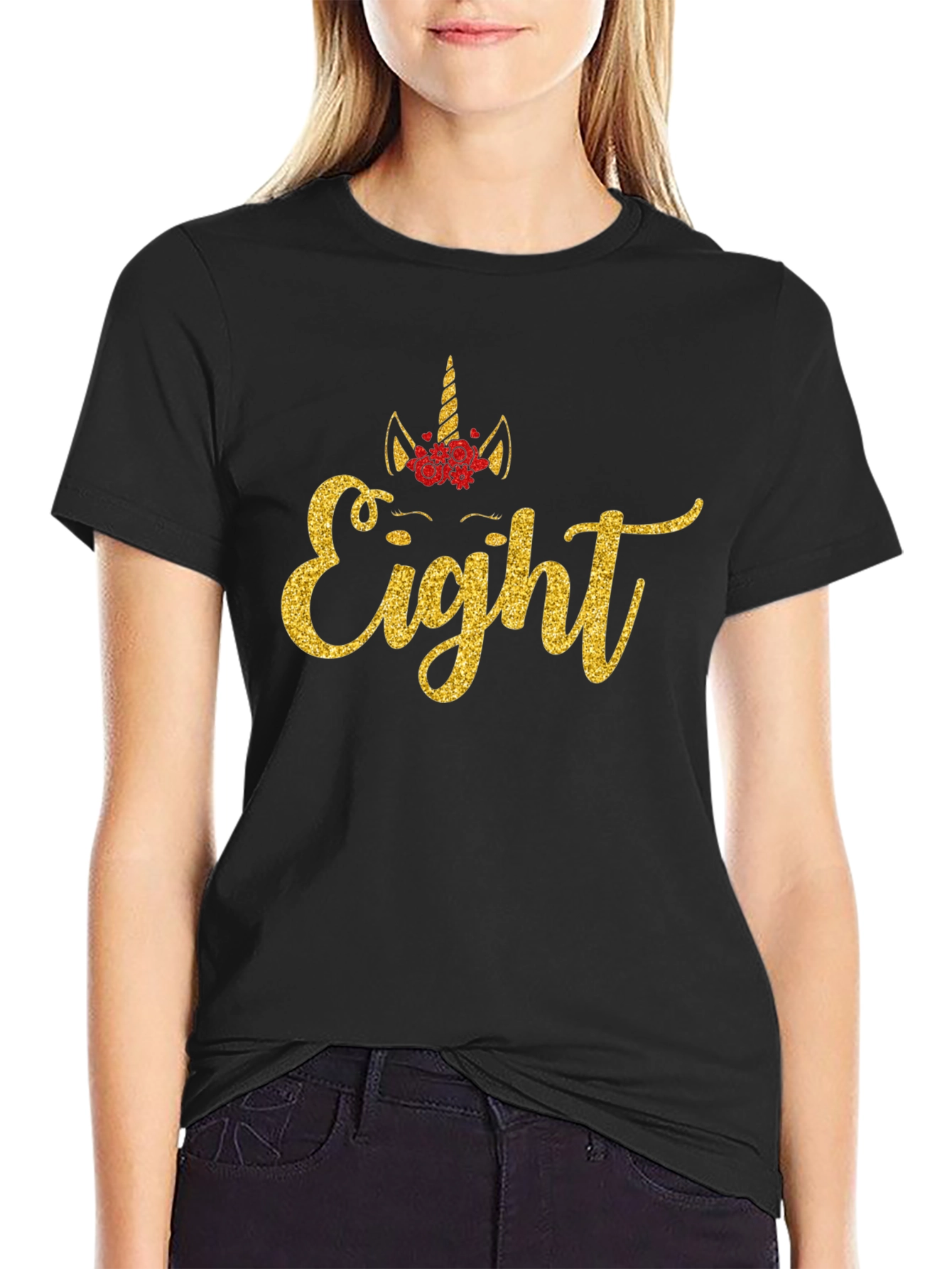 Eight Birthday Unicorn T-Shirt