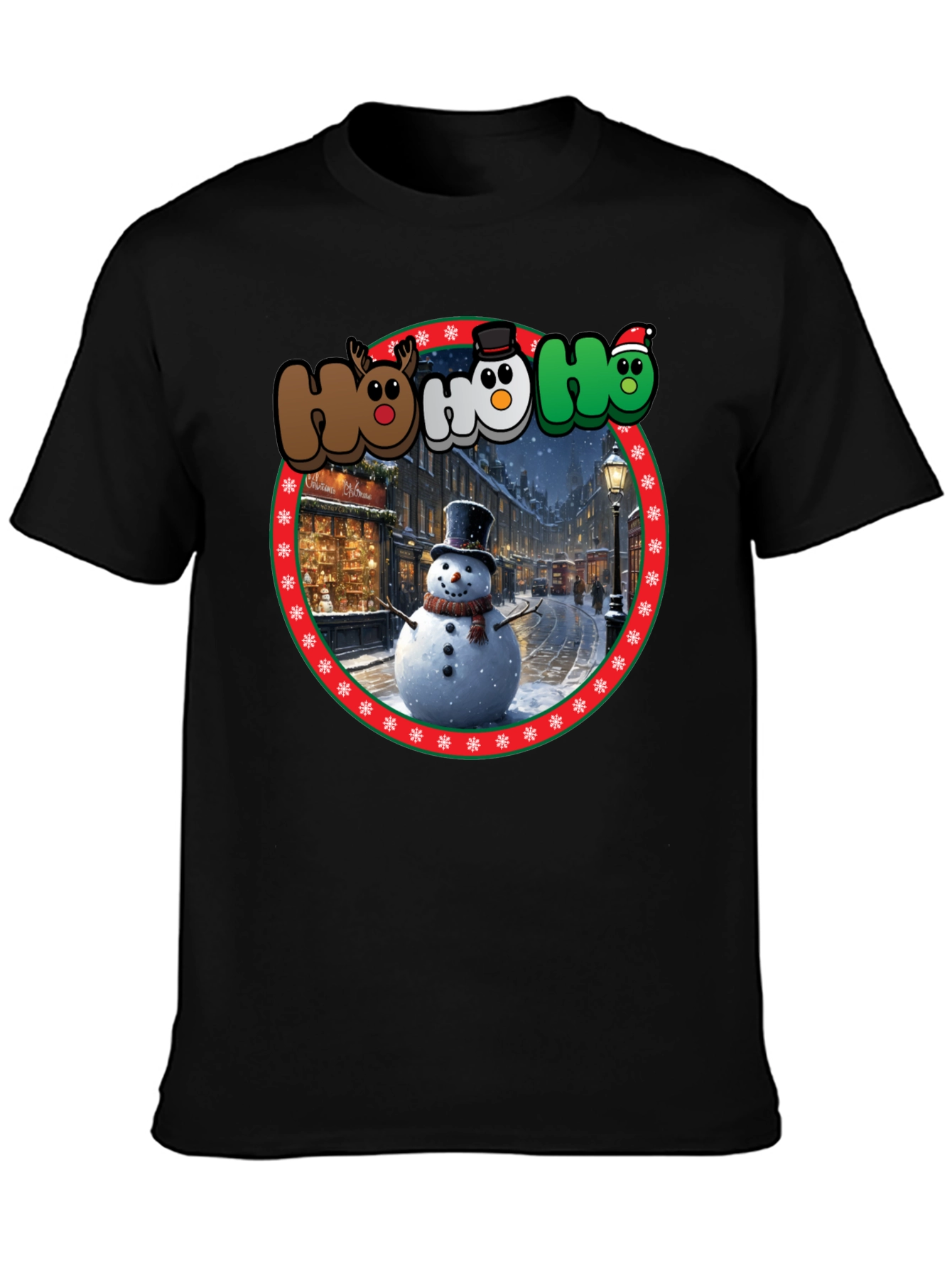 Festive Ho Ho Ho Christmas T-Shirt