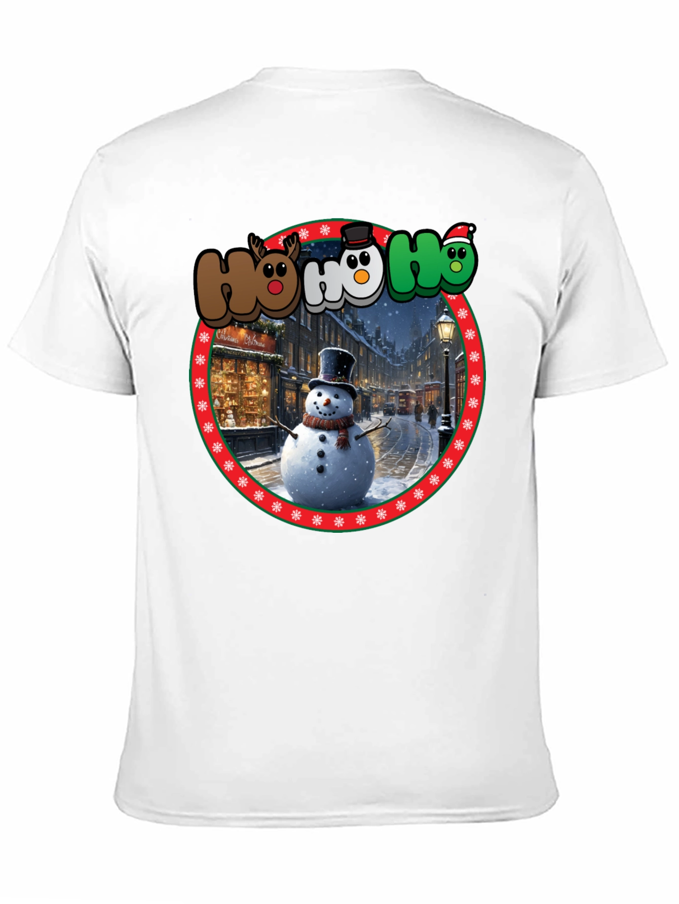 Festive Ho Ho Ho Christmas T-Shirt