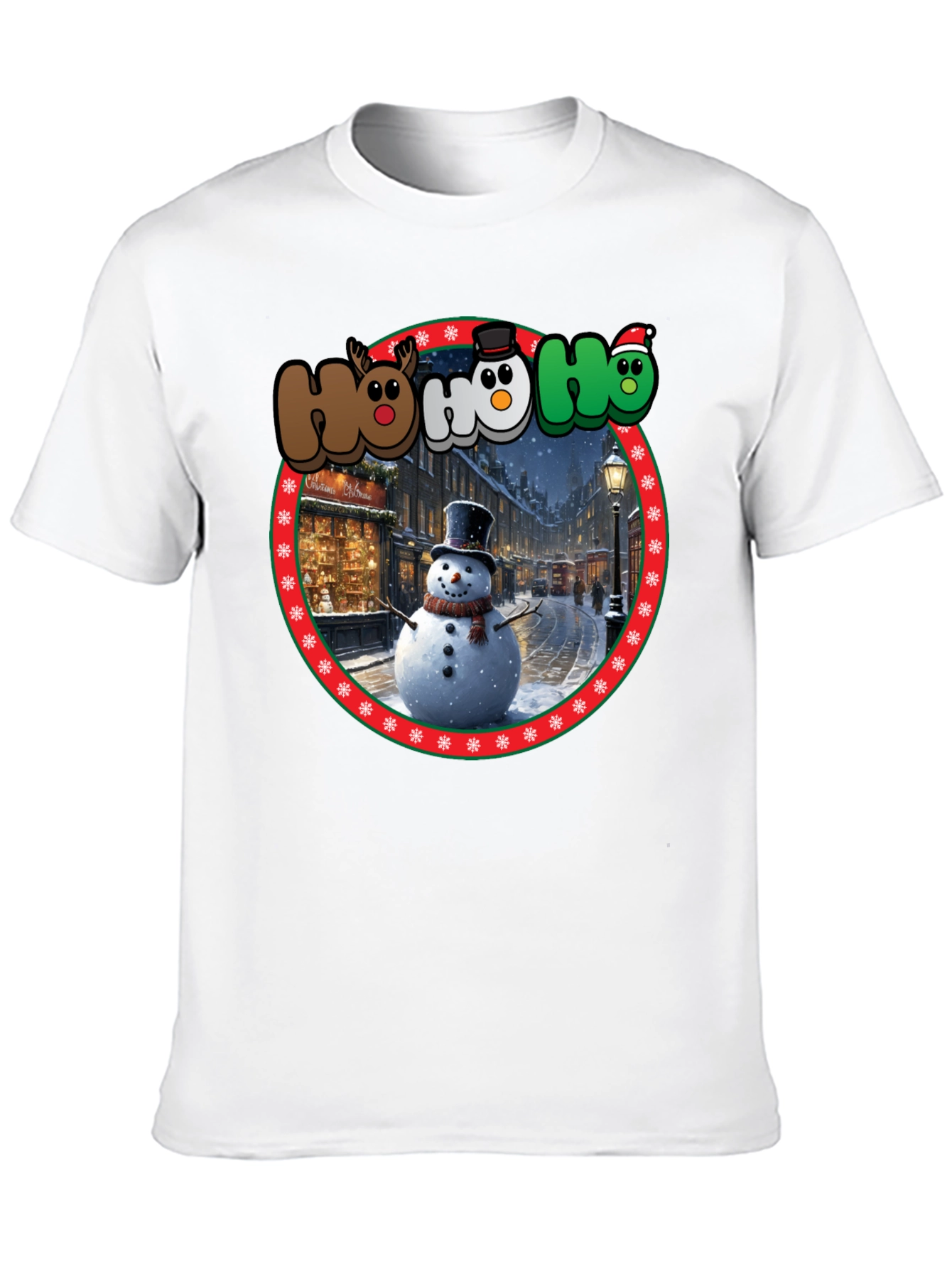 Festive Ho Ho Ho Christmas T-Shirt