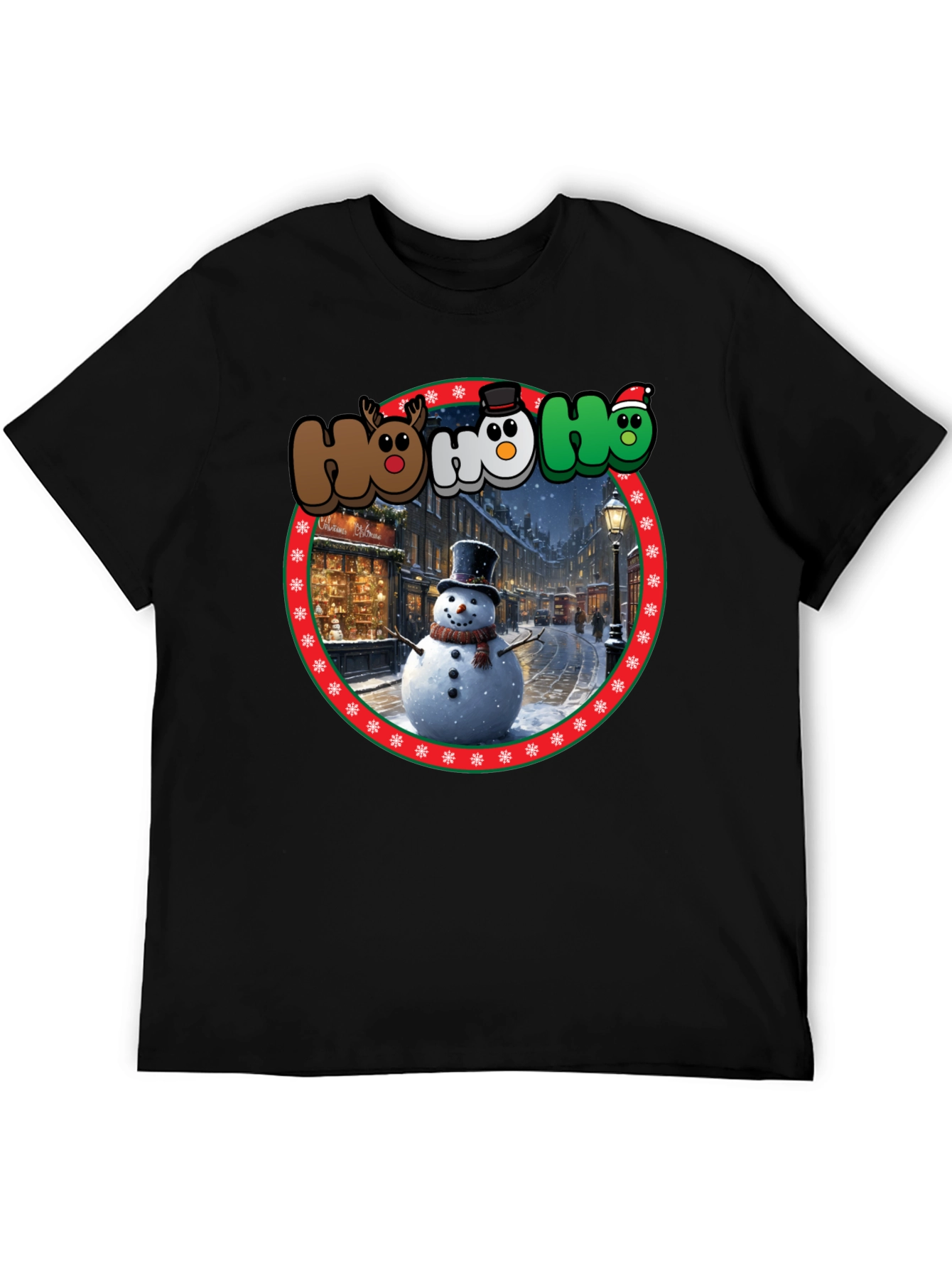 Festive Ho Ho Ho Christmas T-Shirt