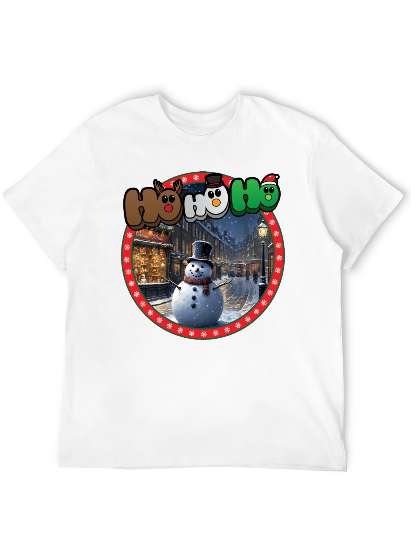 Festive Ho Ho Ho Christmas T-Shirt