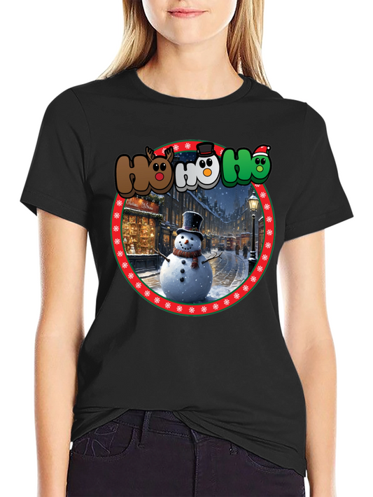 Festive Ho Ho Ho Christmas T-Shirt