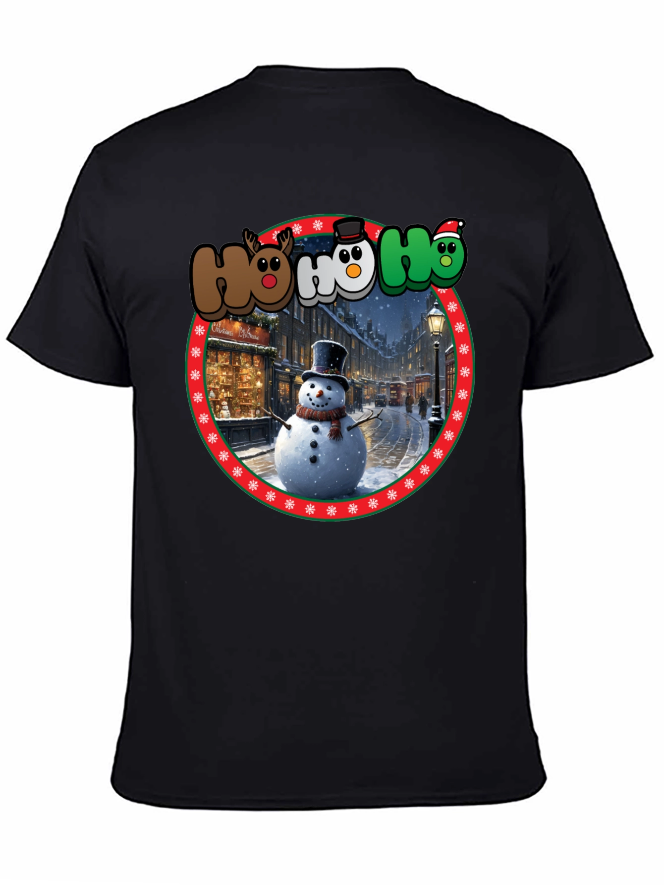 Festive Ho Ho Ho Christmas T-Shirt
