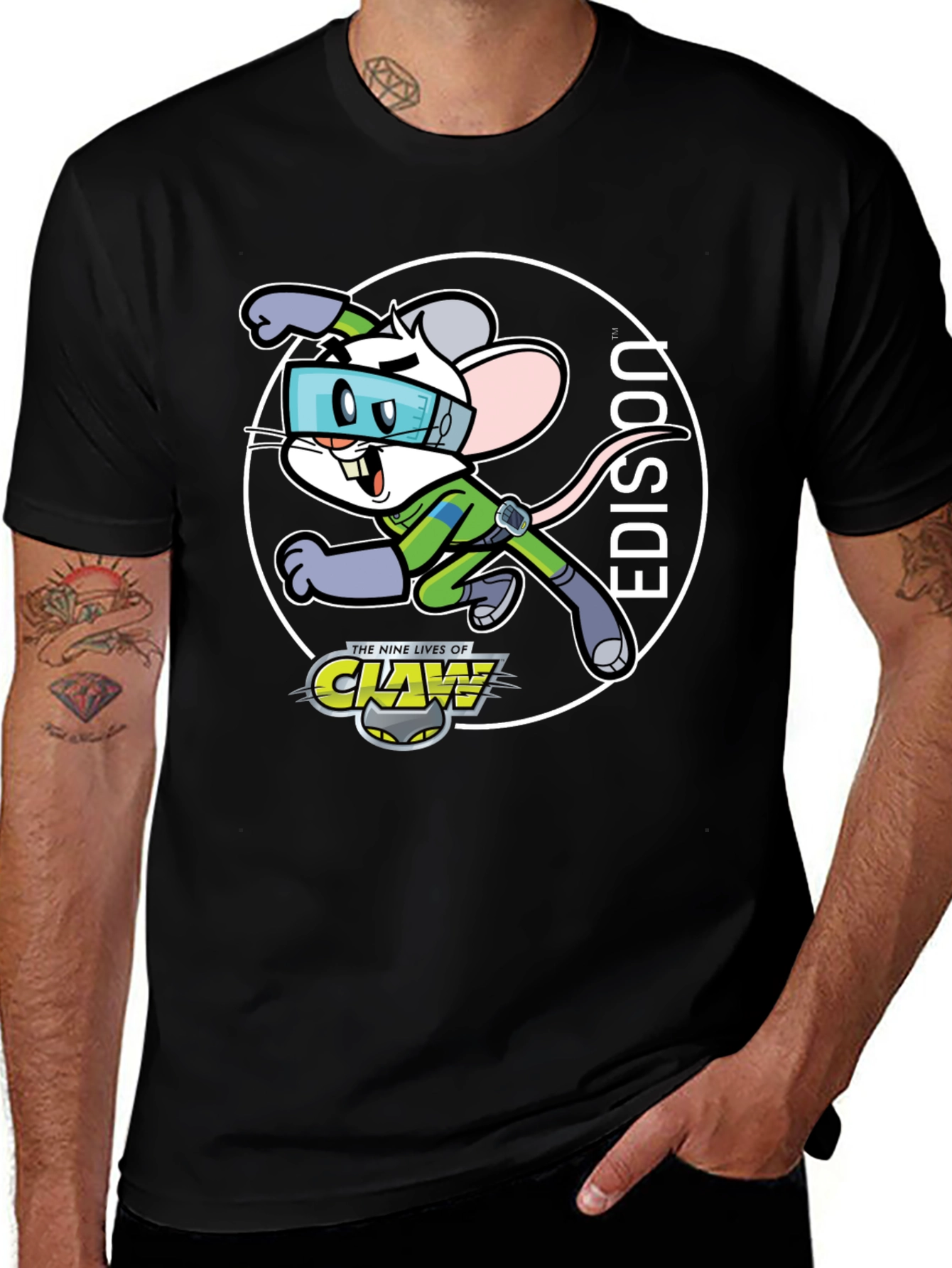Edison Claw Cartoon T-Shirt