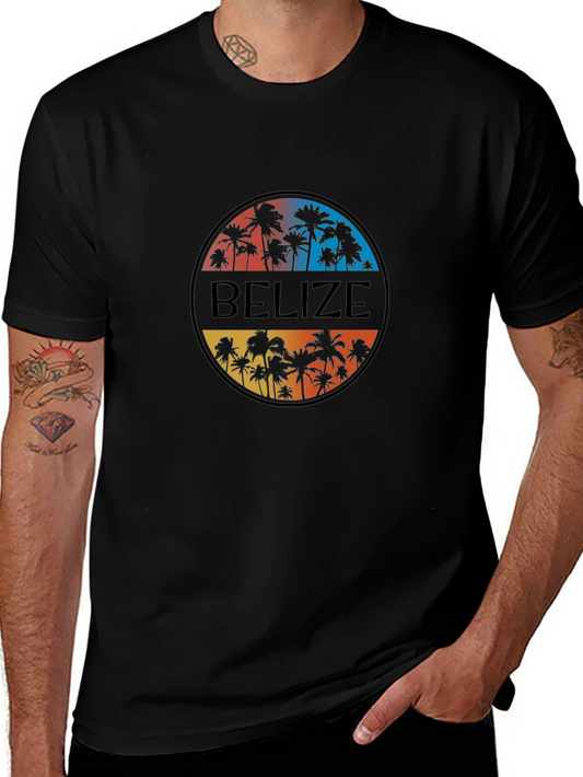 Belize Palms Graphic Tee - Island Vibes