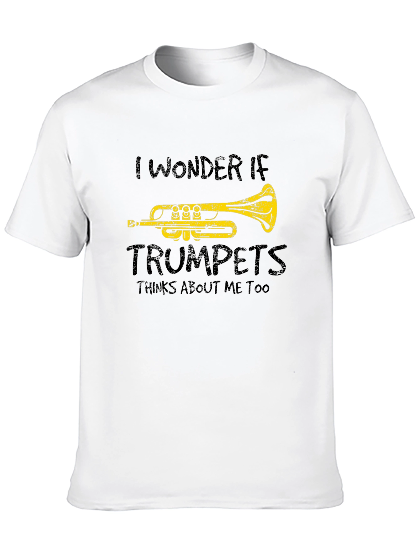 Trumpet Humor Graphic T-Shirt - Musical Instrument Tee