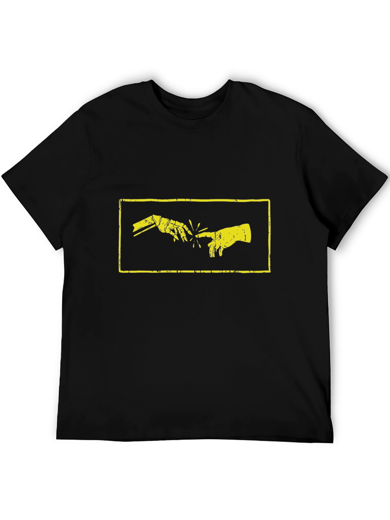Creation of Adam Robot Hand T-Shirt