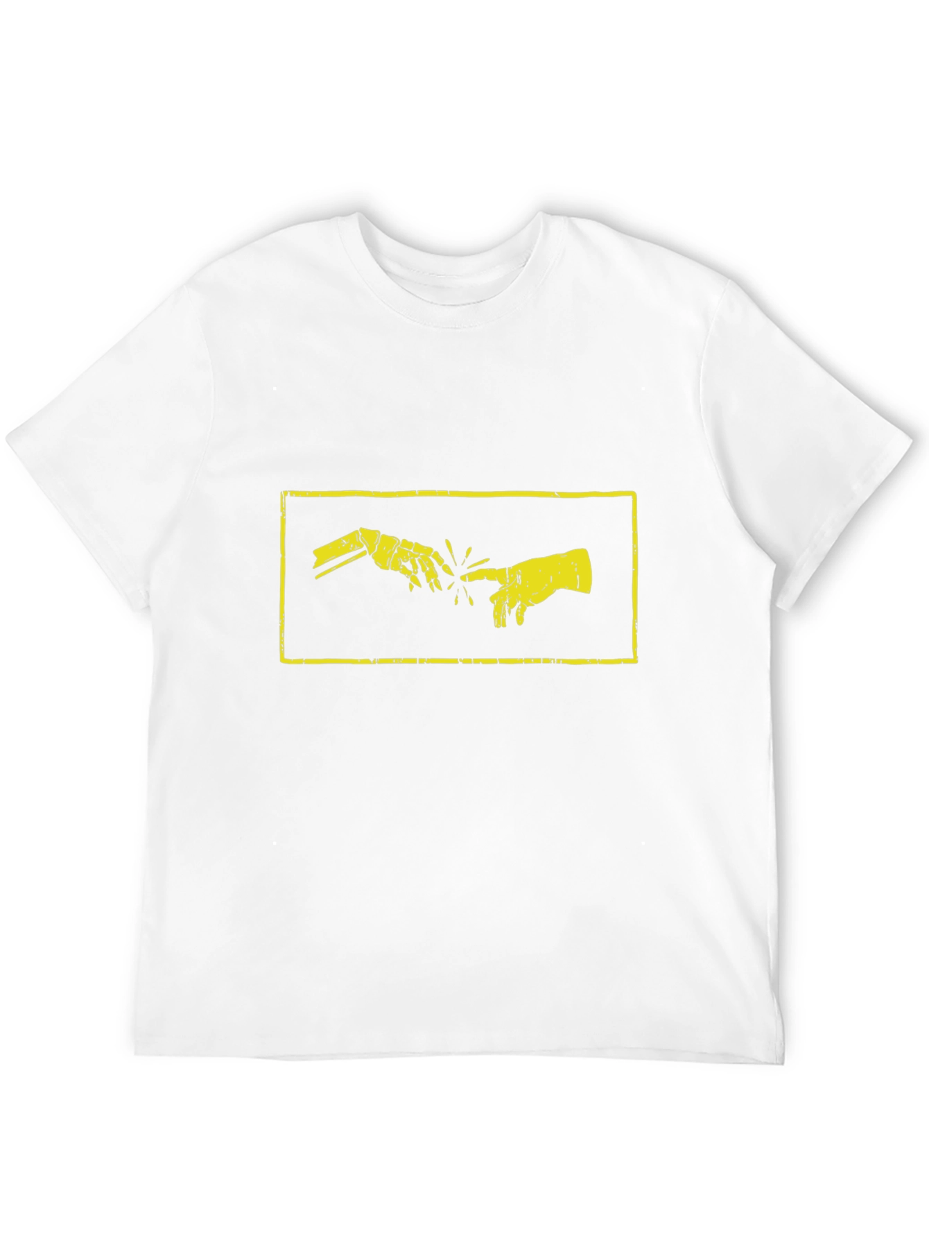 Creation of Adam Robot Hand T-Shirt