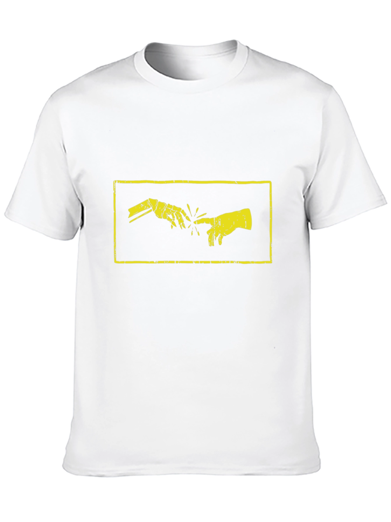 Creation of Adam Robot Hand T-Shirt