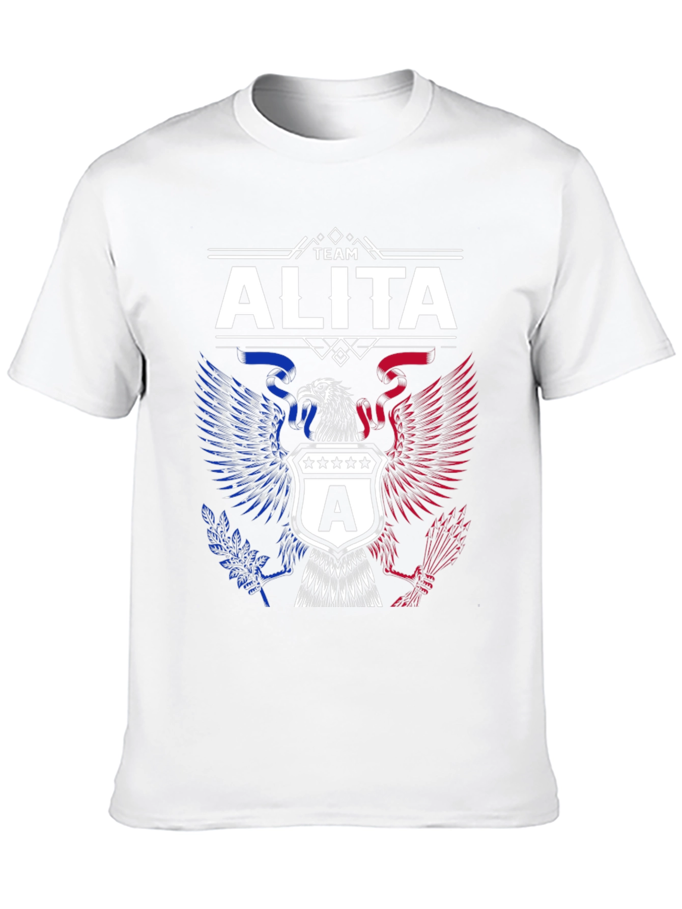 Team Alita Eagle Crest Graphic T-Shirt