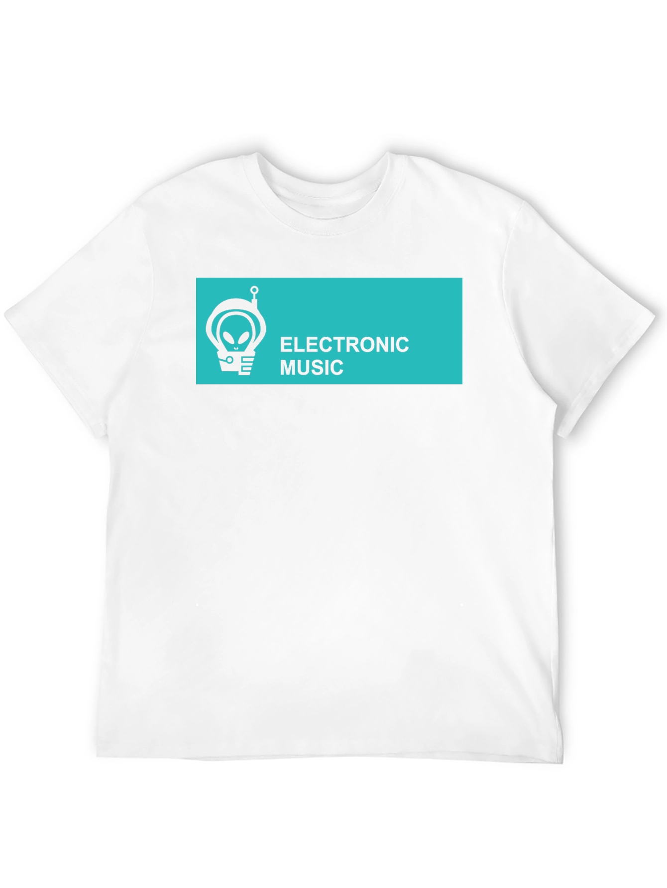 Electronic Music Alien Graphic T-Shirt