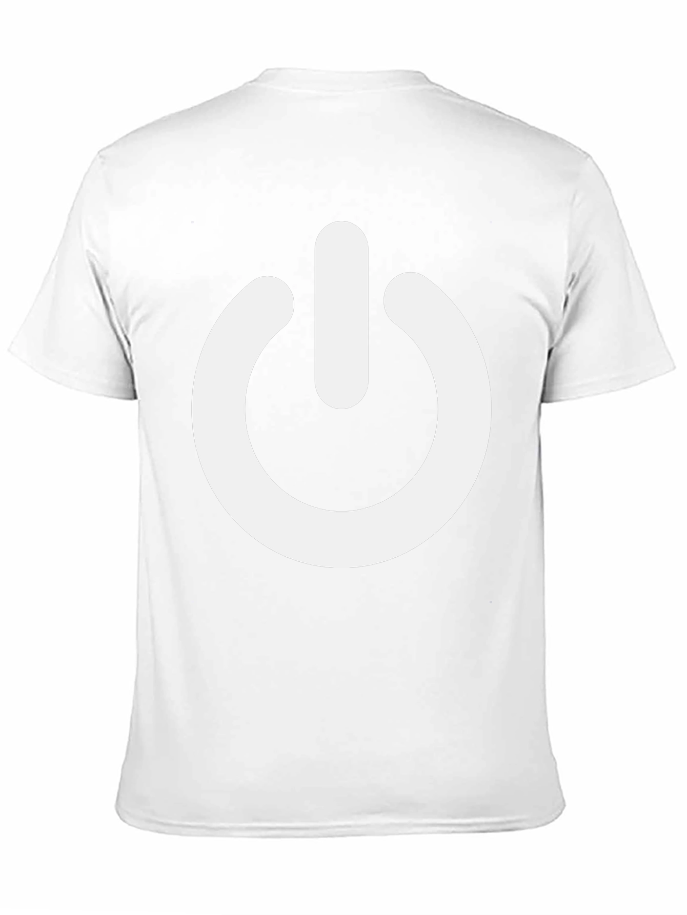 Power Symbol T-Shirt - Black Cotton Blend