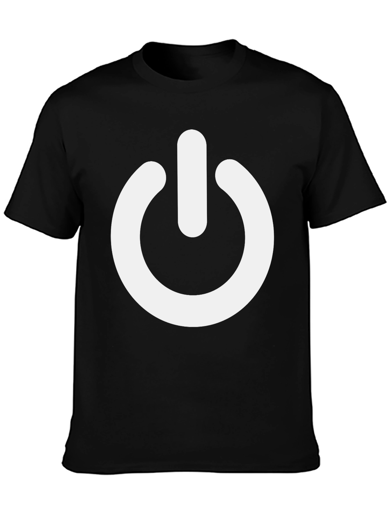 Power Symbol T-Shirt - Black Cotton Blend