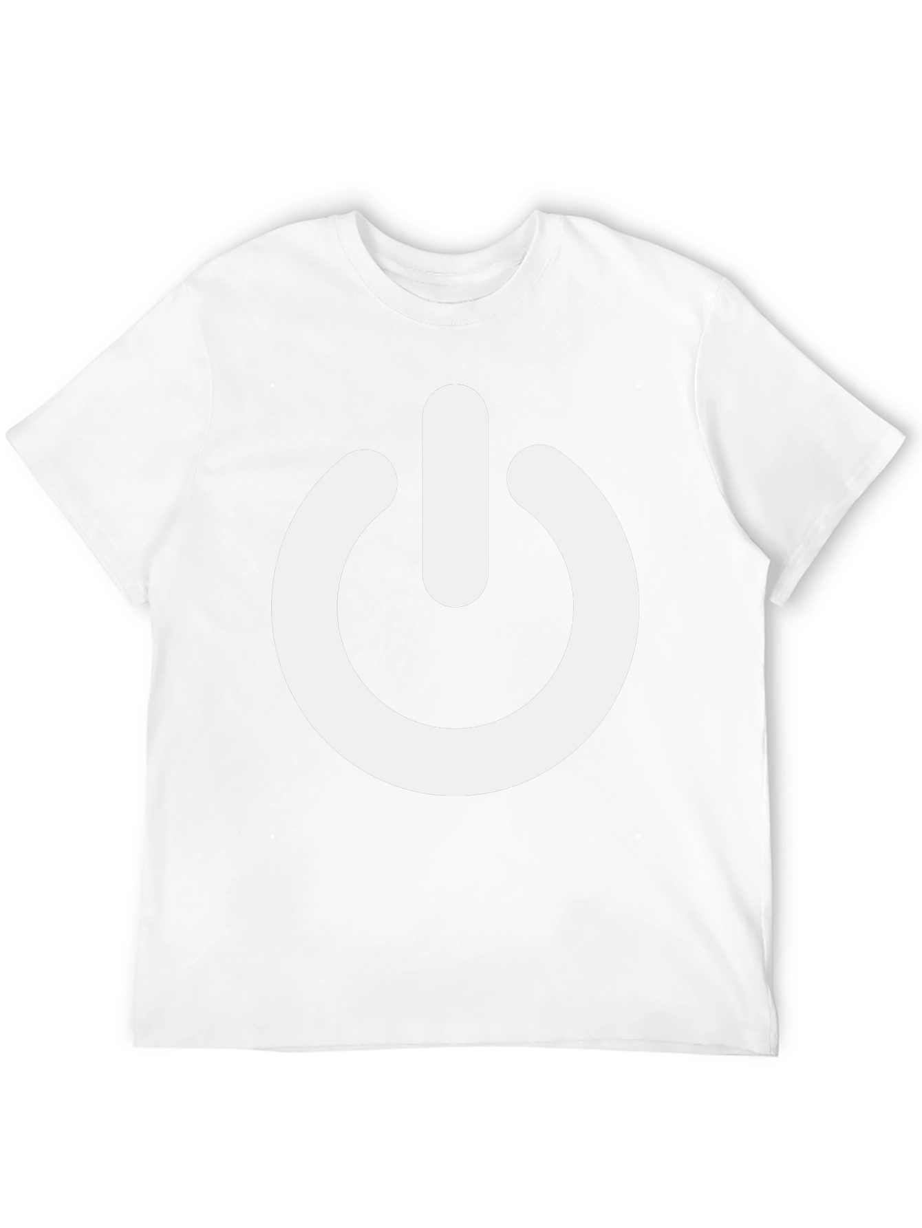 Power Symbol T-Shirt - Black Cotton Blend