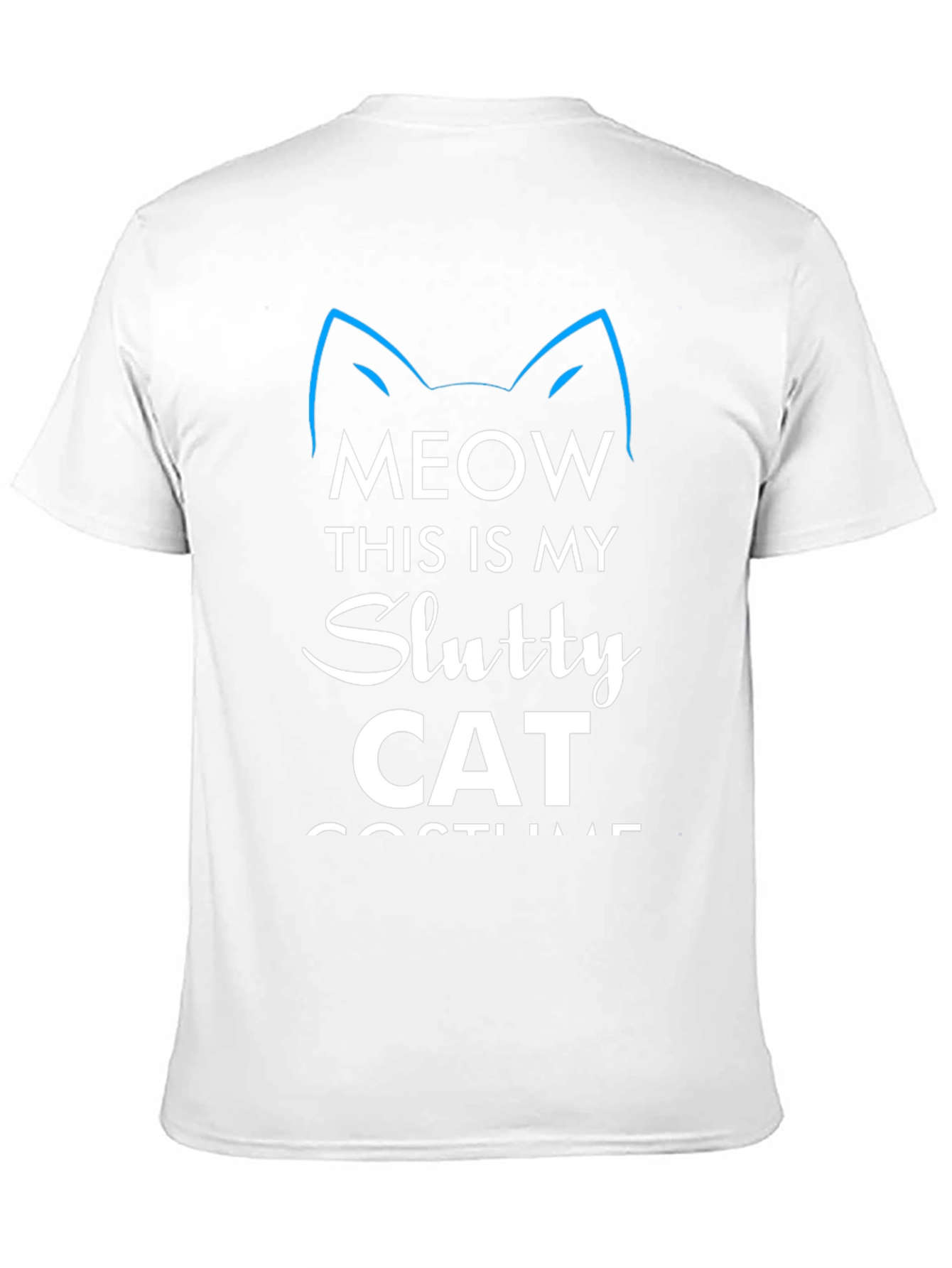 Funny Slutty Cat Costume T-Shirt