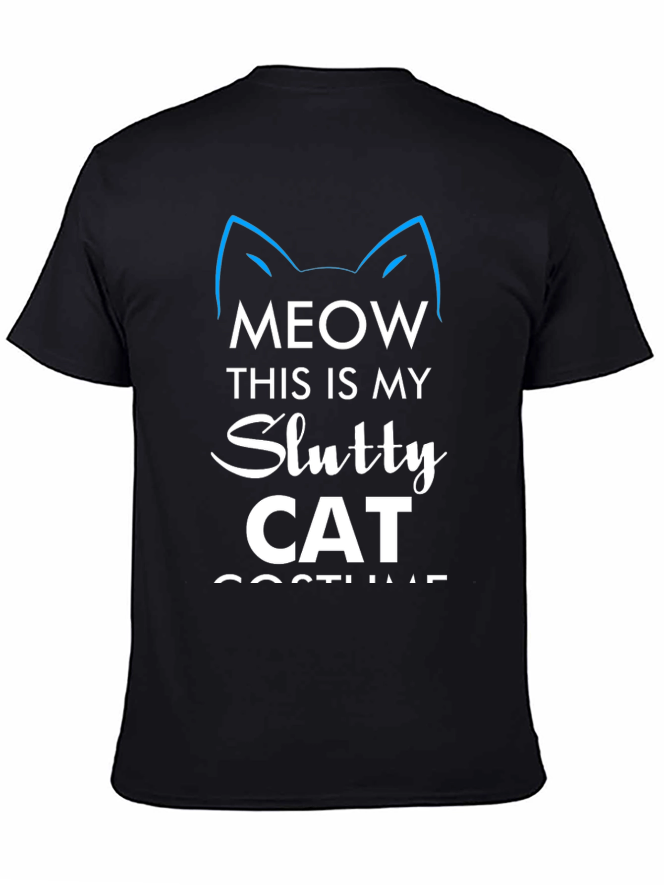 Funny Slutty Cat Costume T-Shirt