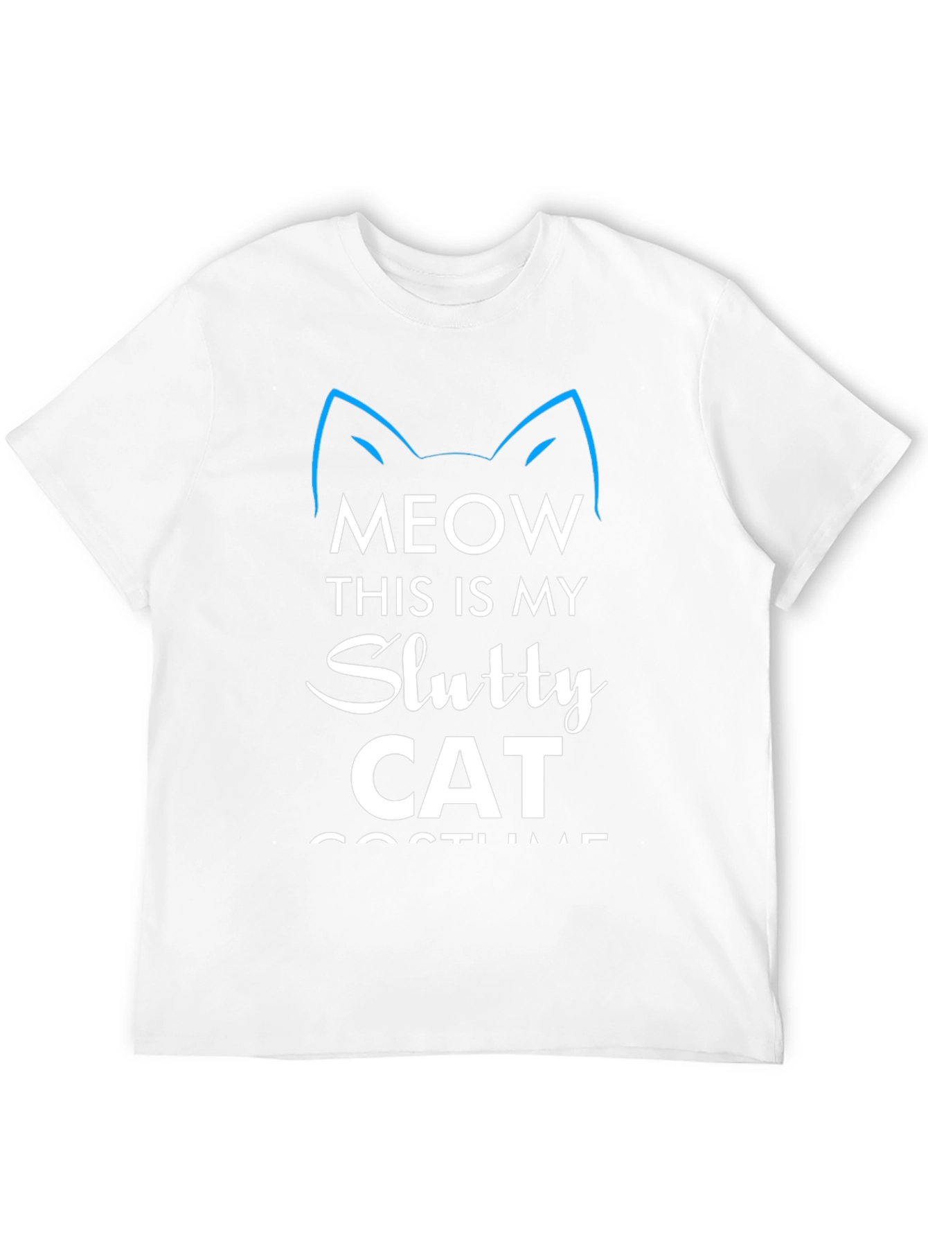 Funny Slutty Cat Costume T-Shirt