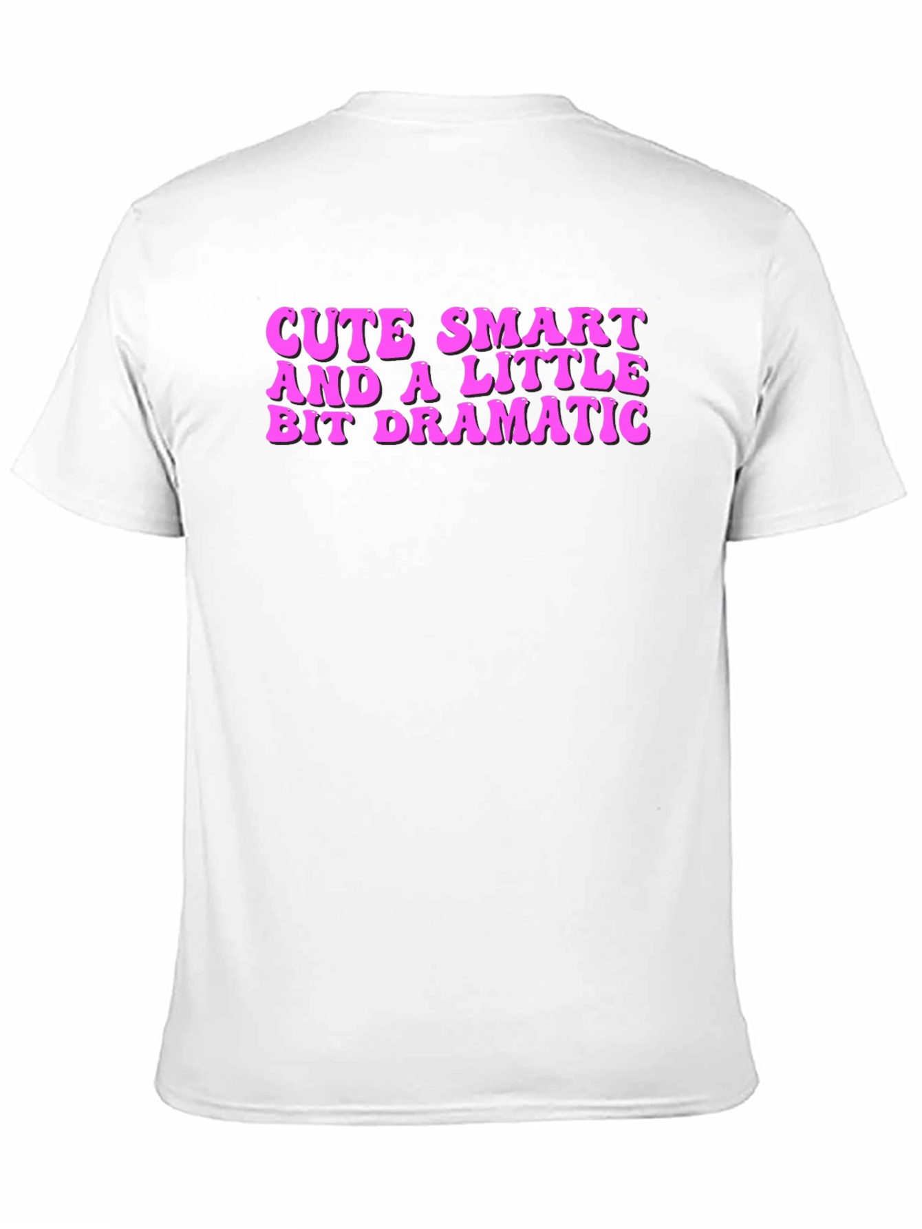 Cute Smart Dramatic T-Shirt - Black