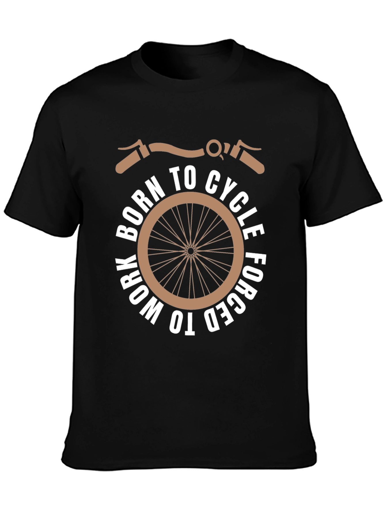 Born to Cycle Mens Black T-Shirt