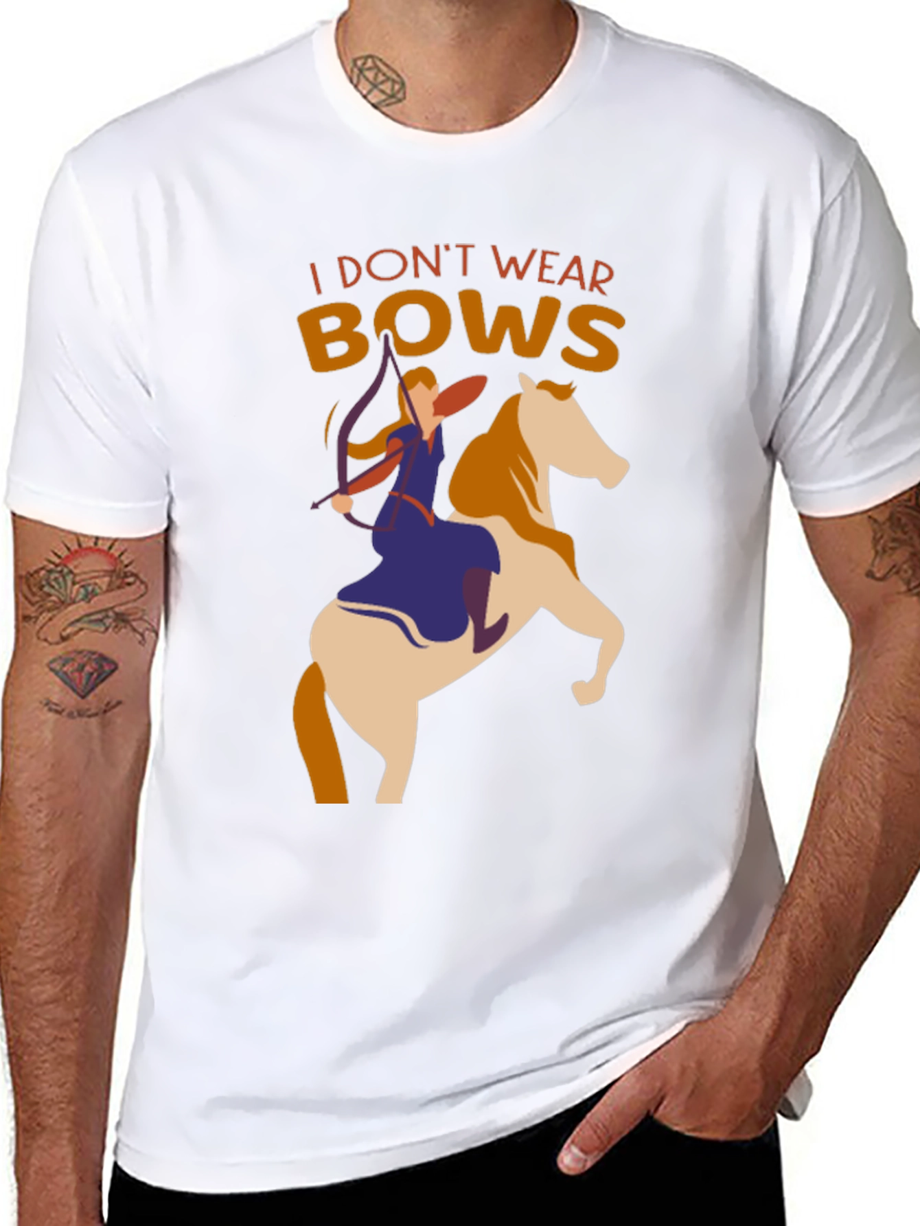 I Dont Wear Bows T-Shirt